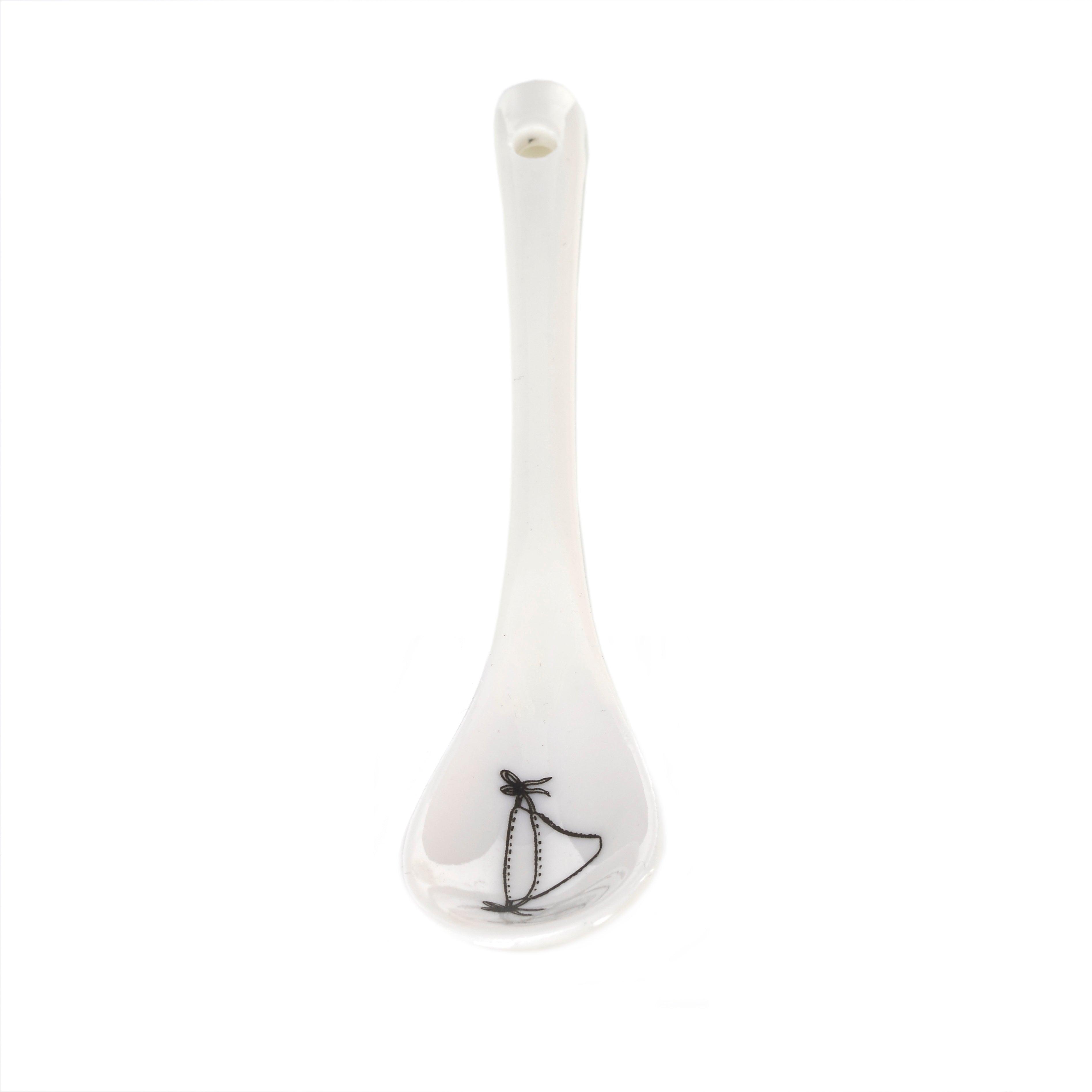Zestaw filiżanek UNDRESSED biała porcelana Pols Potten Eye on Design