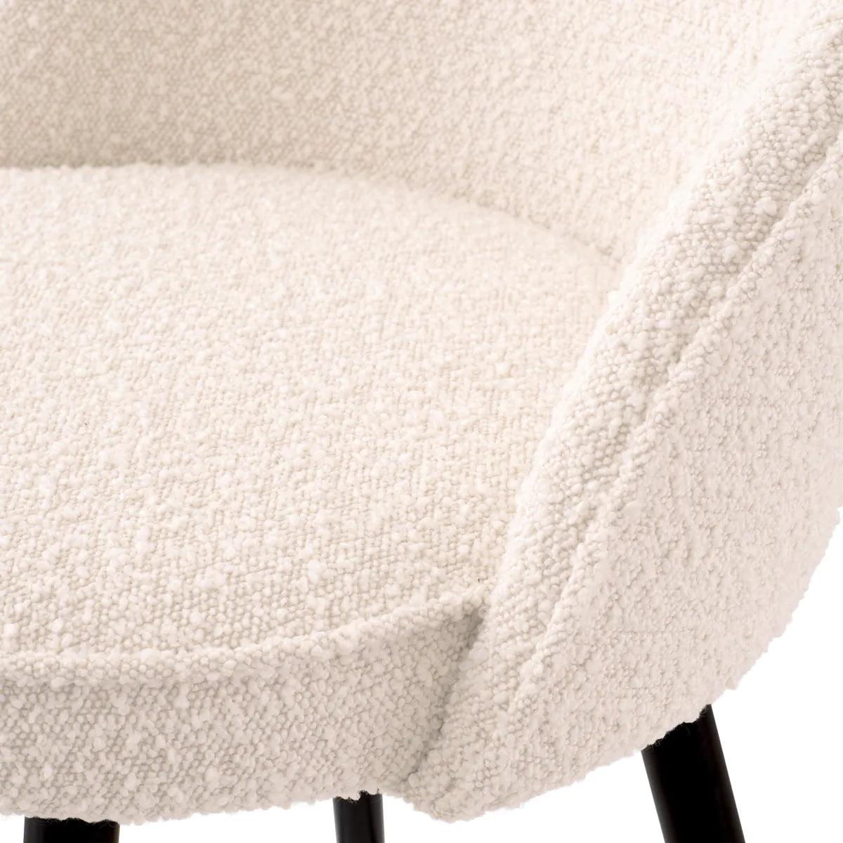 Zestaw hokerów w tkaninie boucle COOPER kremowy Eichholtz Eye on Design