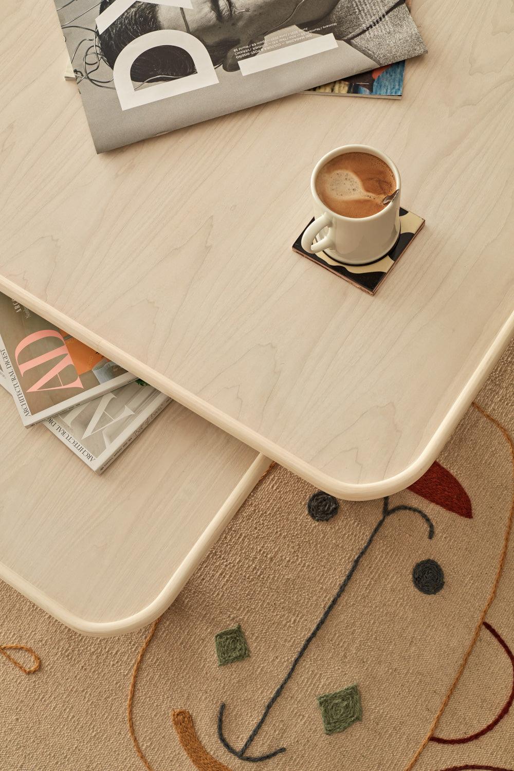 Zestaw stolików kawowych NEST drewniany Teulat Eye on Design