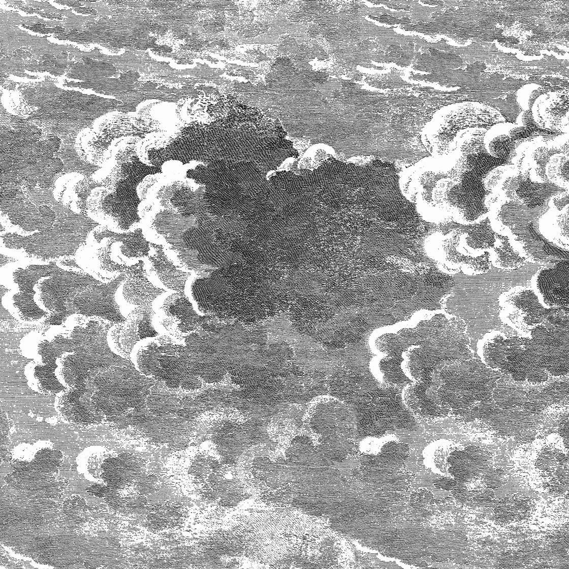 Zestaw tapet FORNASETTI - Nuvolette czarny i biały Cole & Son Eye on Design