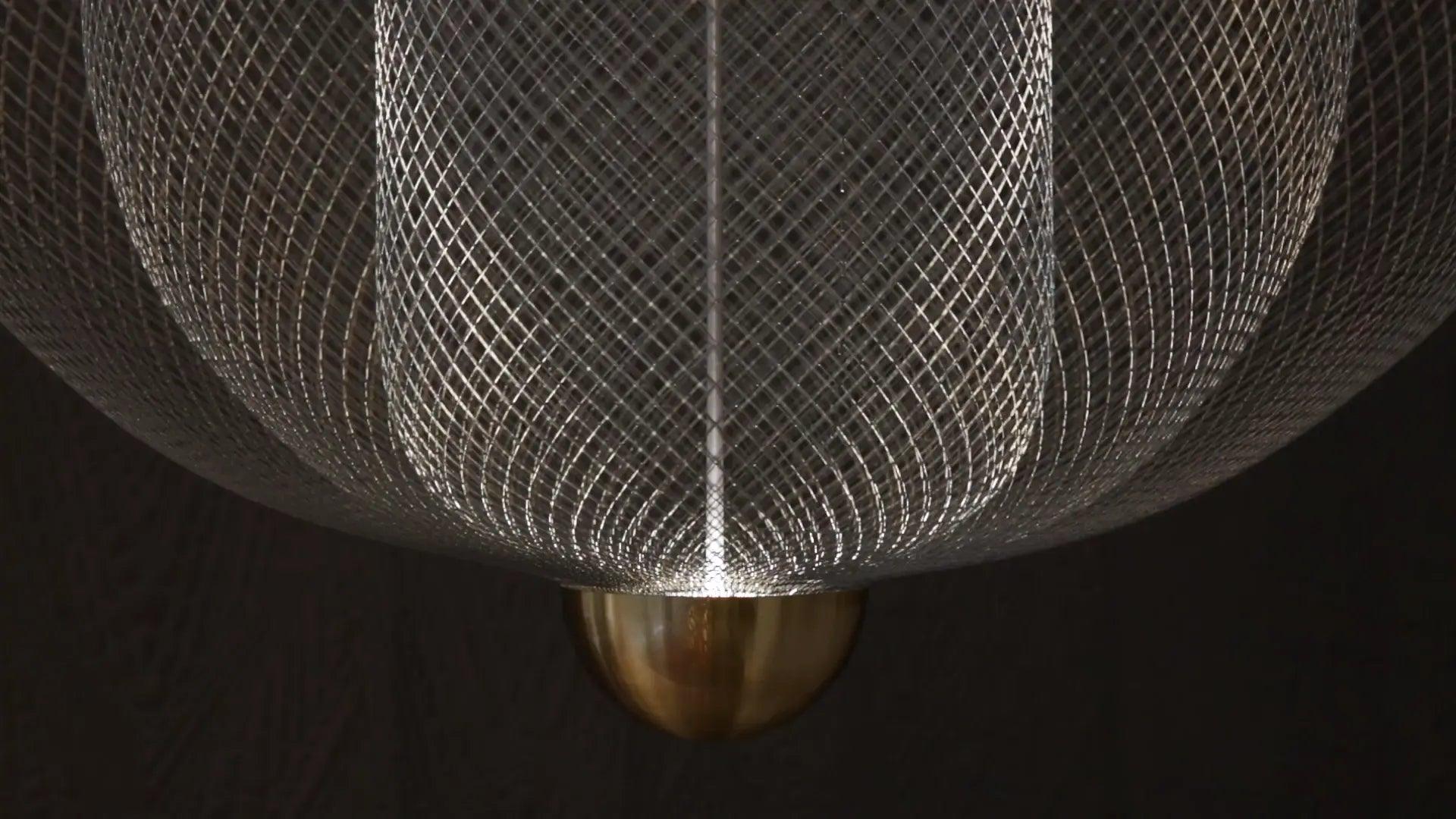 Żyrandol MESHMATICS mosiądz Moooi Eye on Design