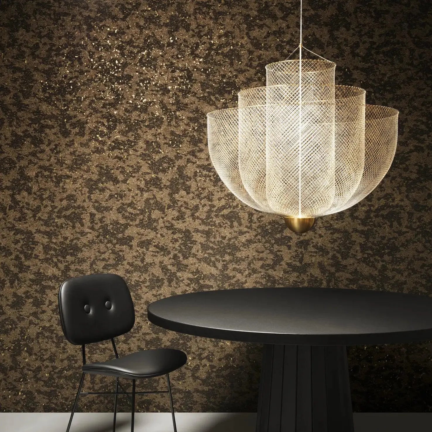 Żyrandol MESHMATICS mosiądz – Moooi