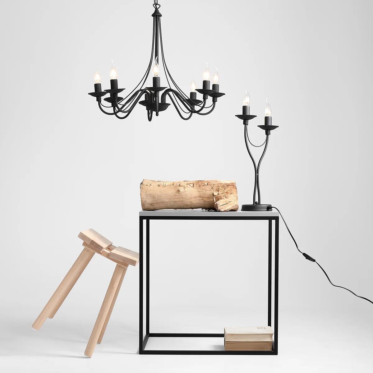 Żyrandol ROSE OCTA czarny Artera Eye on Design