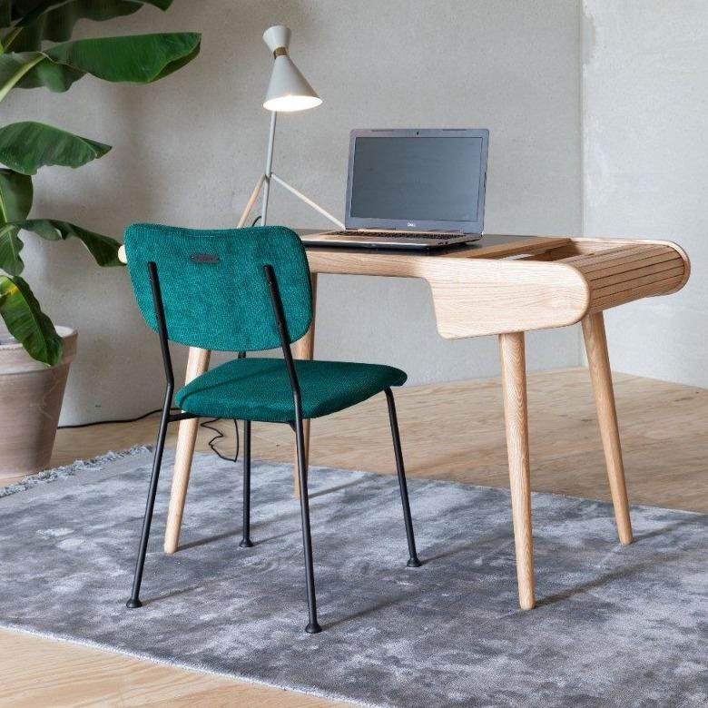 BARBIER wooden desk with black finish, Zuiver, Eye on Design