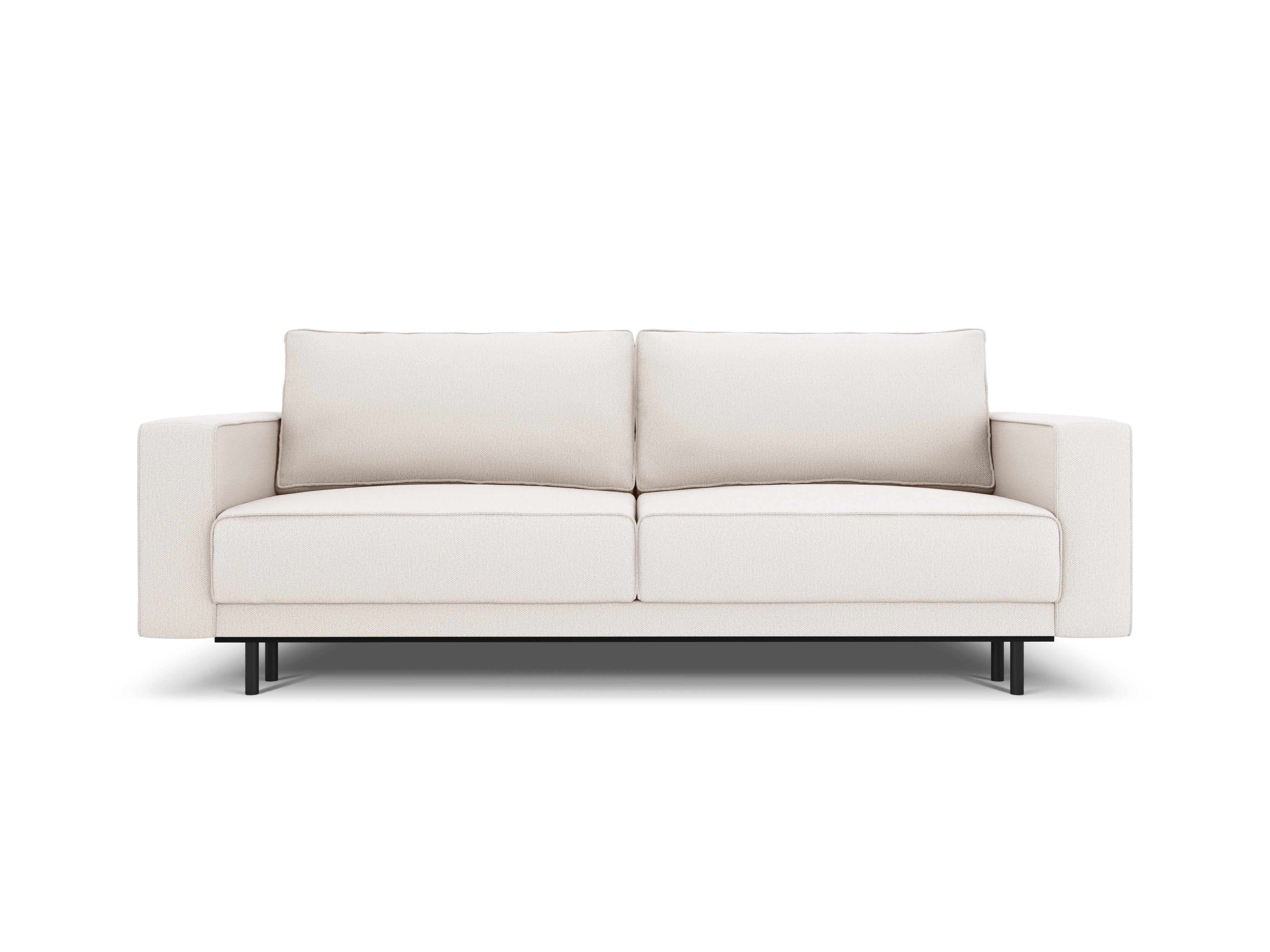 Sofa z funkcją spania CARO jasnobeżowy Micadoni Eye on Design