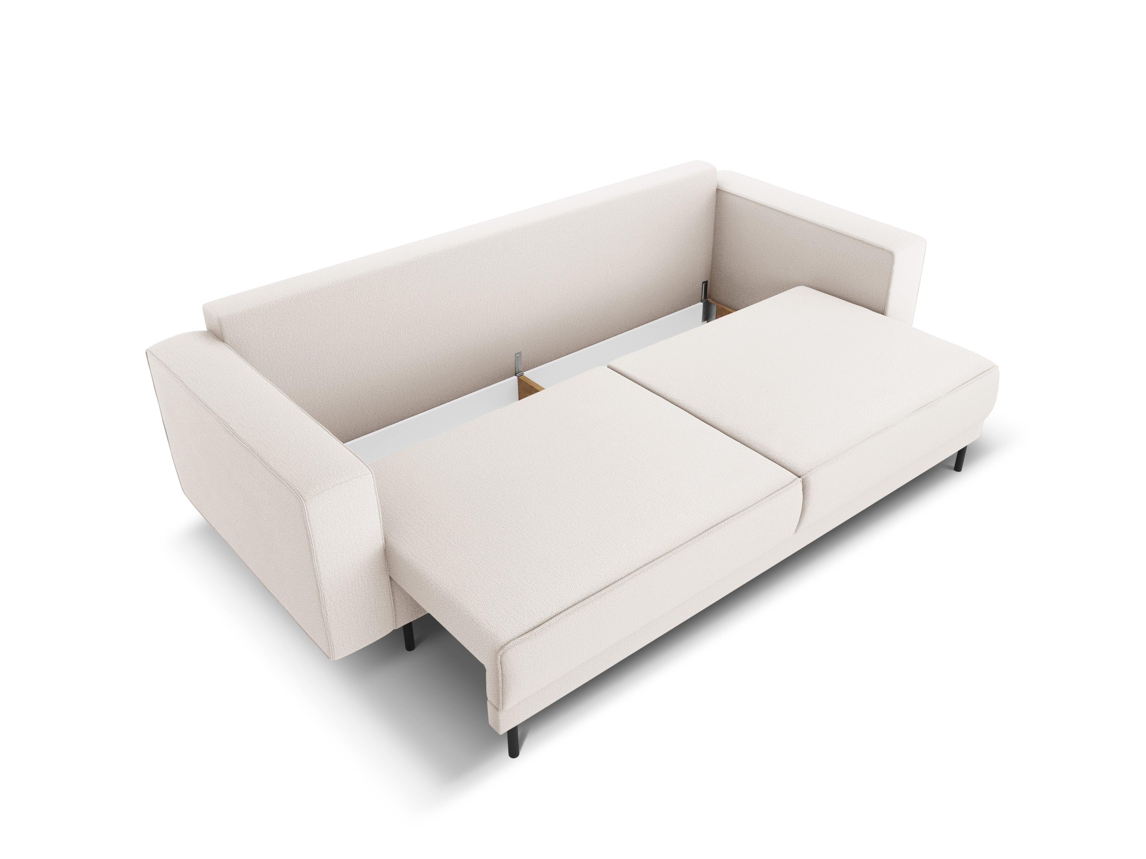 Sofa z funkcją spania CARO jasnobeżowy Micadoni Eye on Design