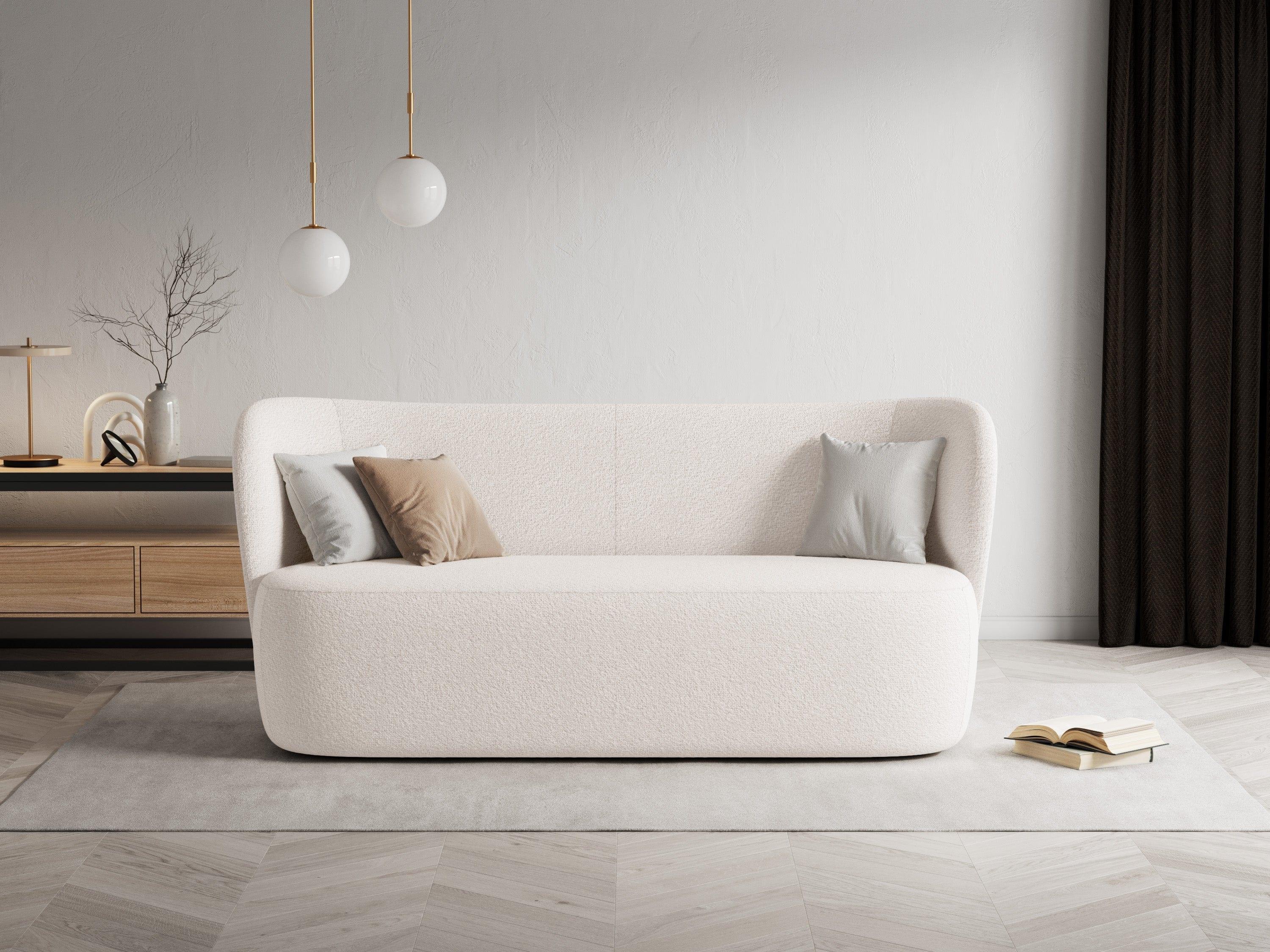 Sofa 3-osobowa SAAMIT boucle beżowy Micadoni Eye on Design