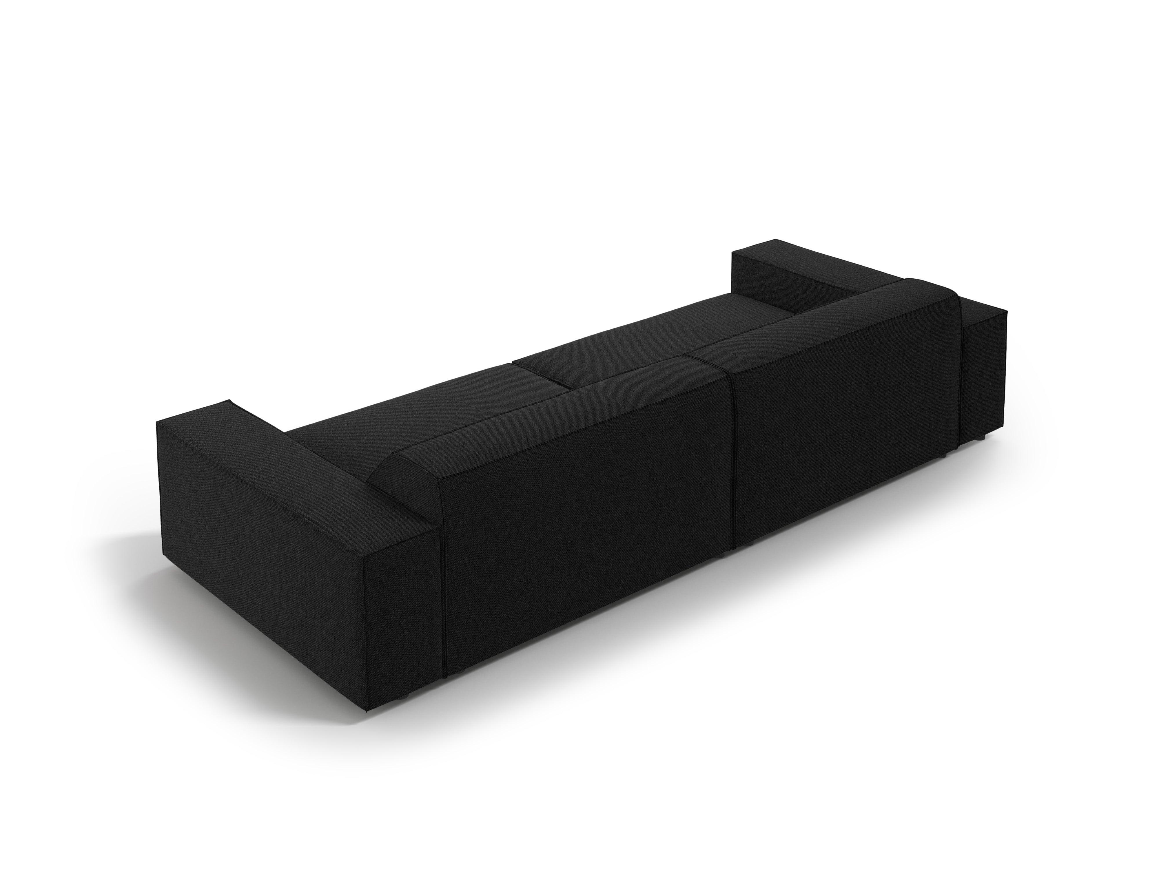 Sofa 3-osobowa JODIE czarny Micadoni Eye on Design