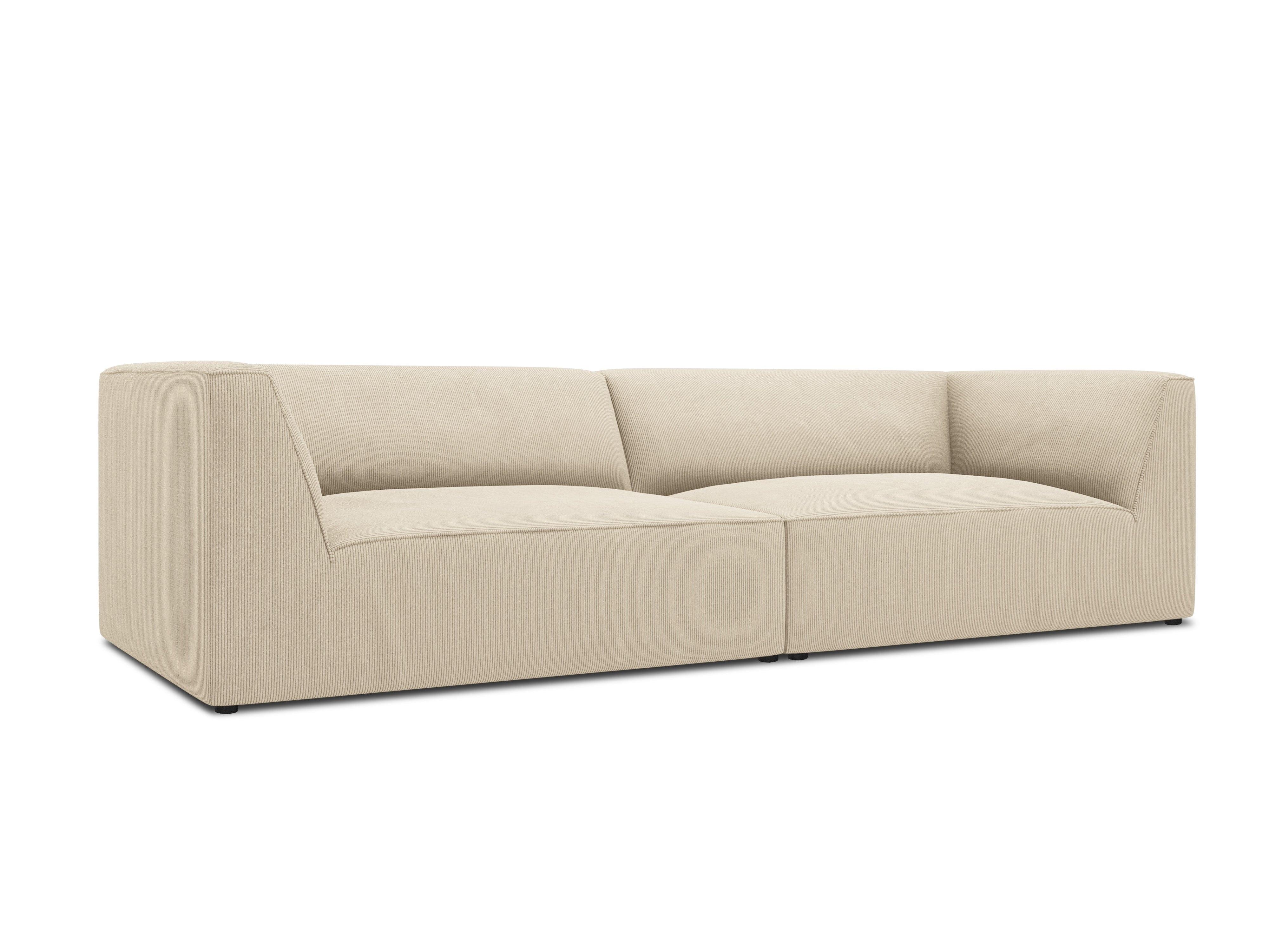 Sofa sztruksowa RUBY beżowy Micadoni Eye on Design