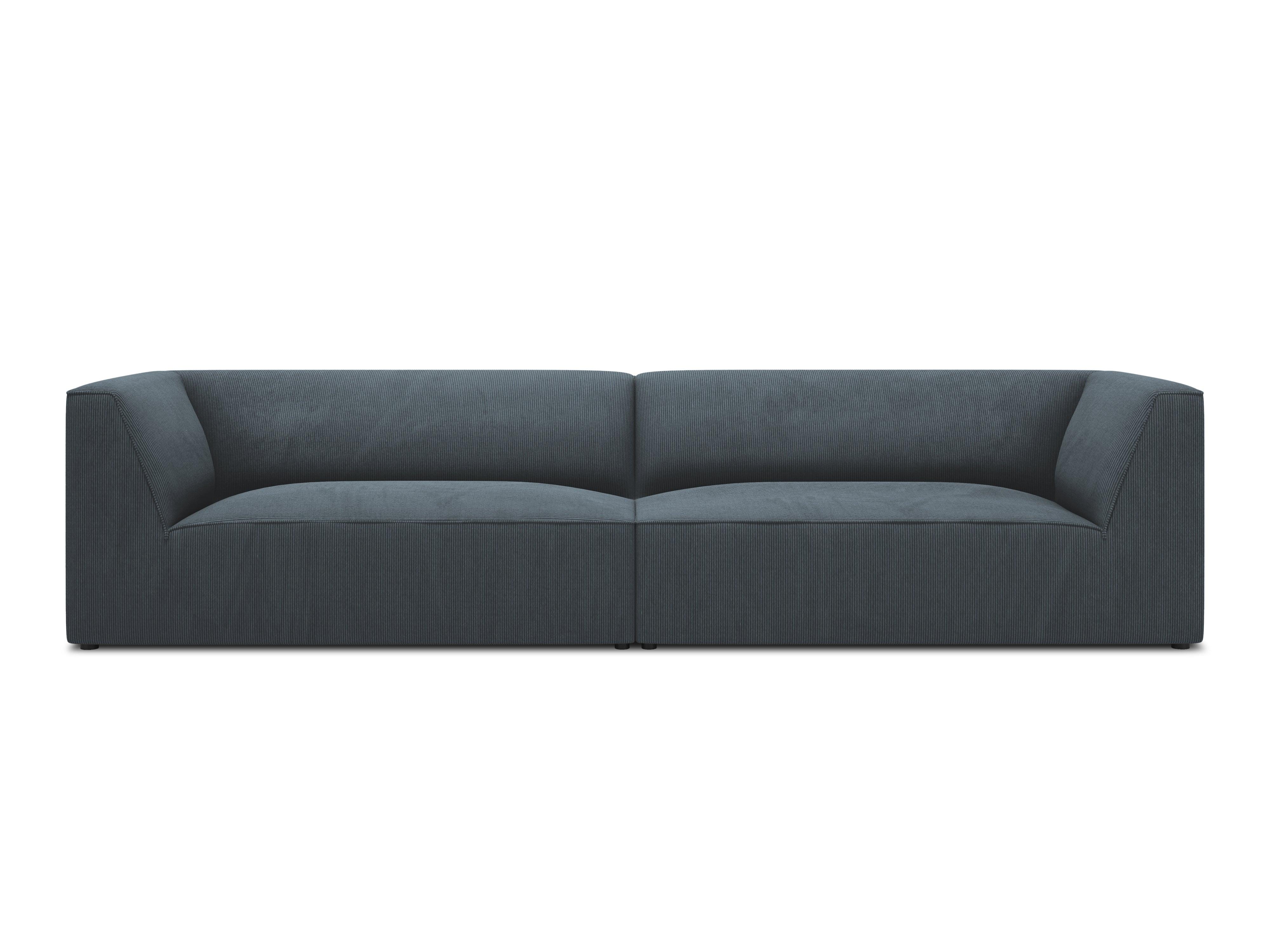 Sofa sztruksowa RUBY niebieski Micadoni Eye on Design