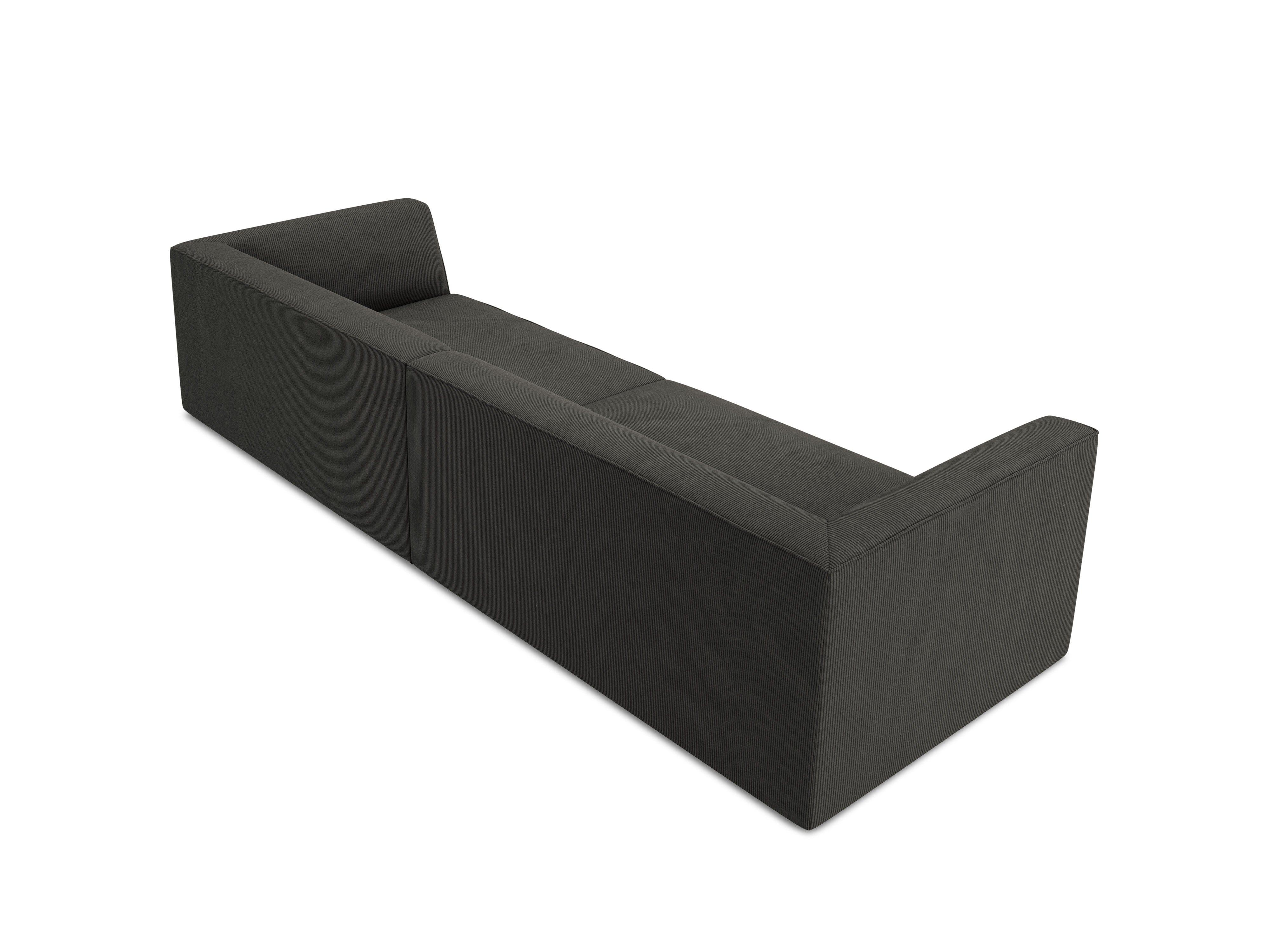 Sofa sztruksowa RUBY ciemnoszary Micadoni Eye on Design