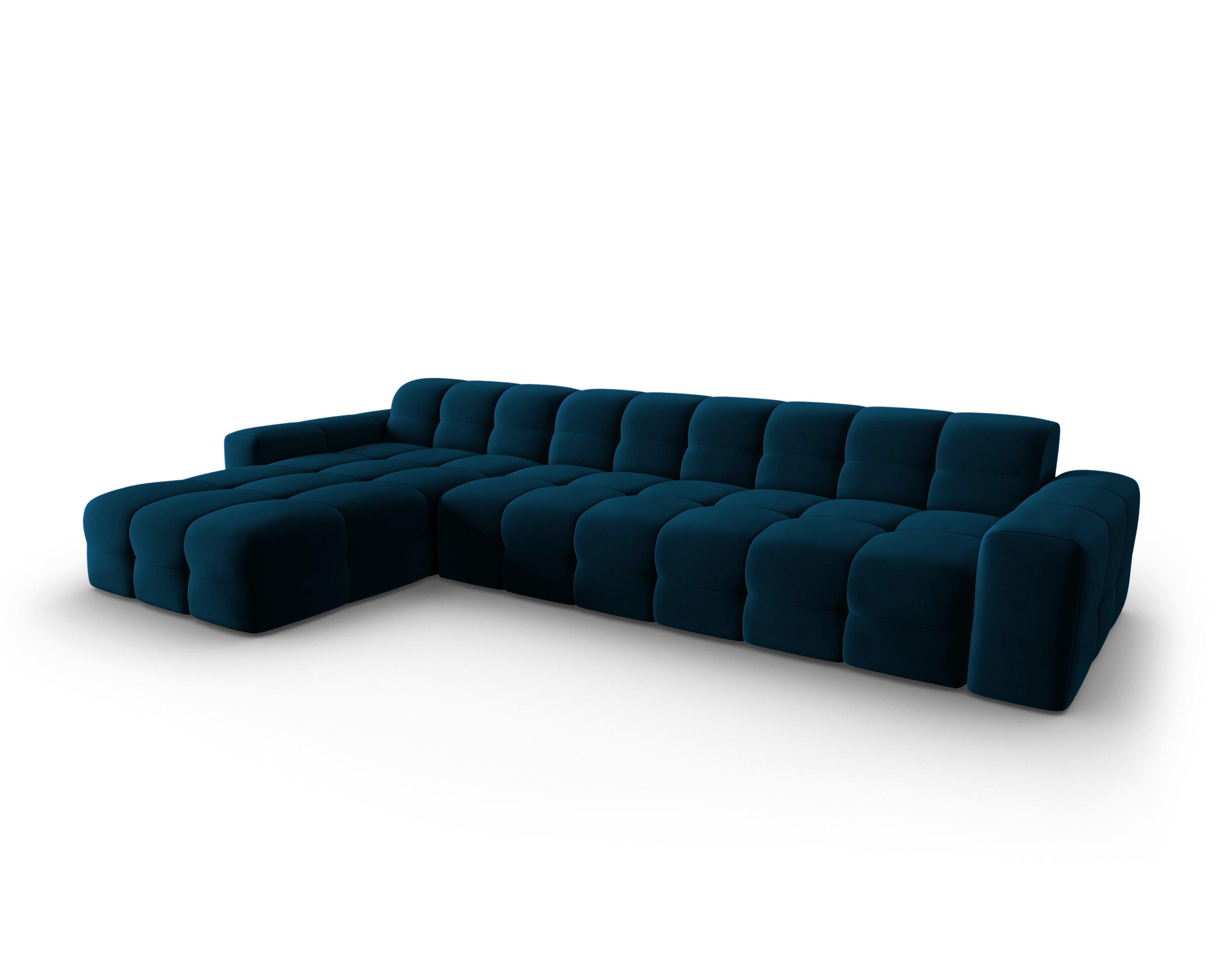 Narożnik lewostronny 5-osobowy KENDAL granatowy Micadoni Eye on Design