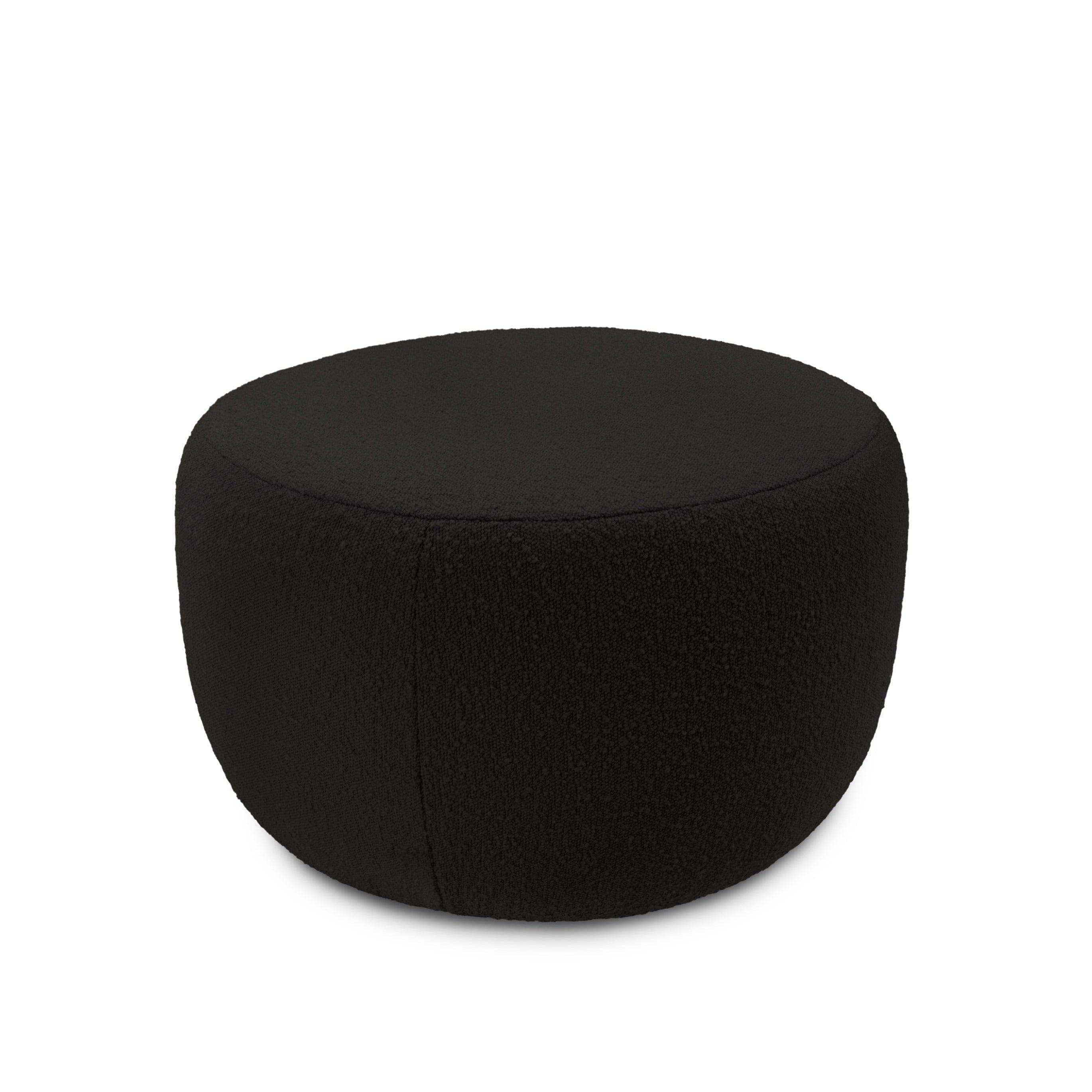 Puf SAAMIT boucle czarny Micadoni Eye on Design
