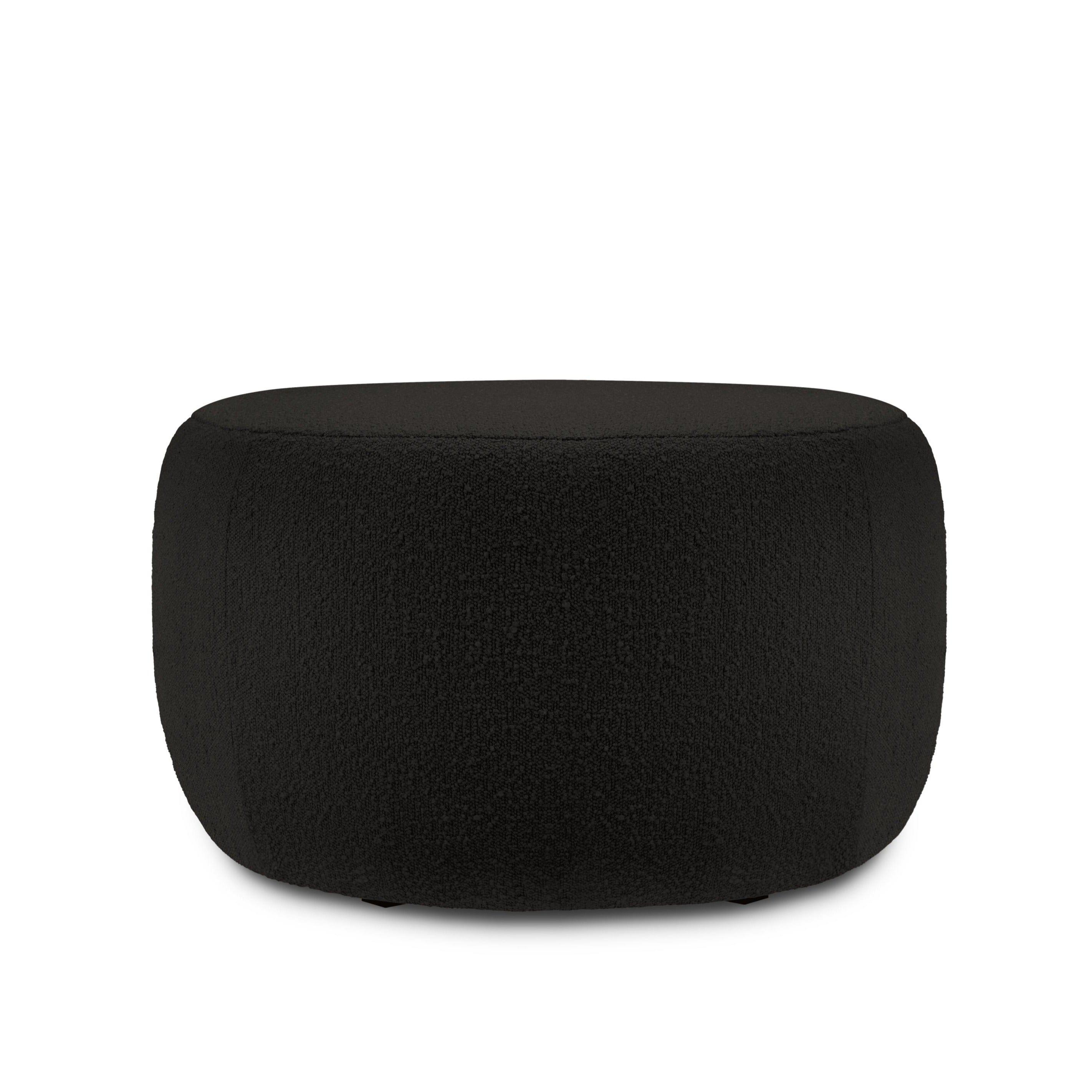 Puf SAAMIT boucle czarny Micadoni Eye on Design