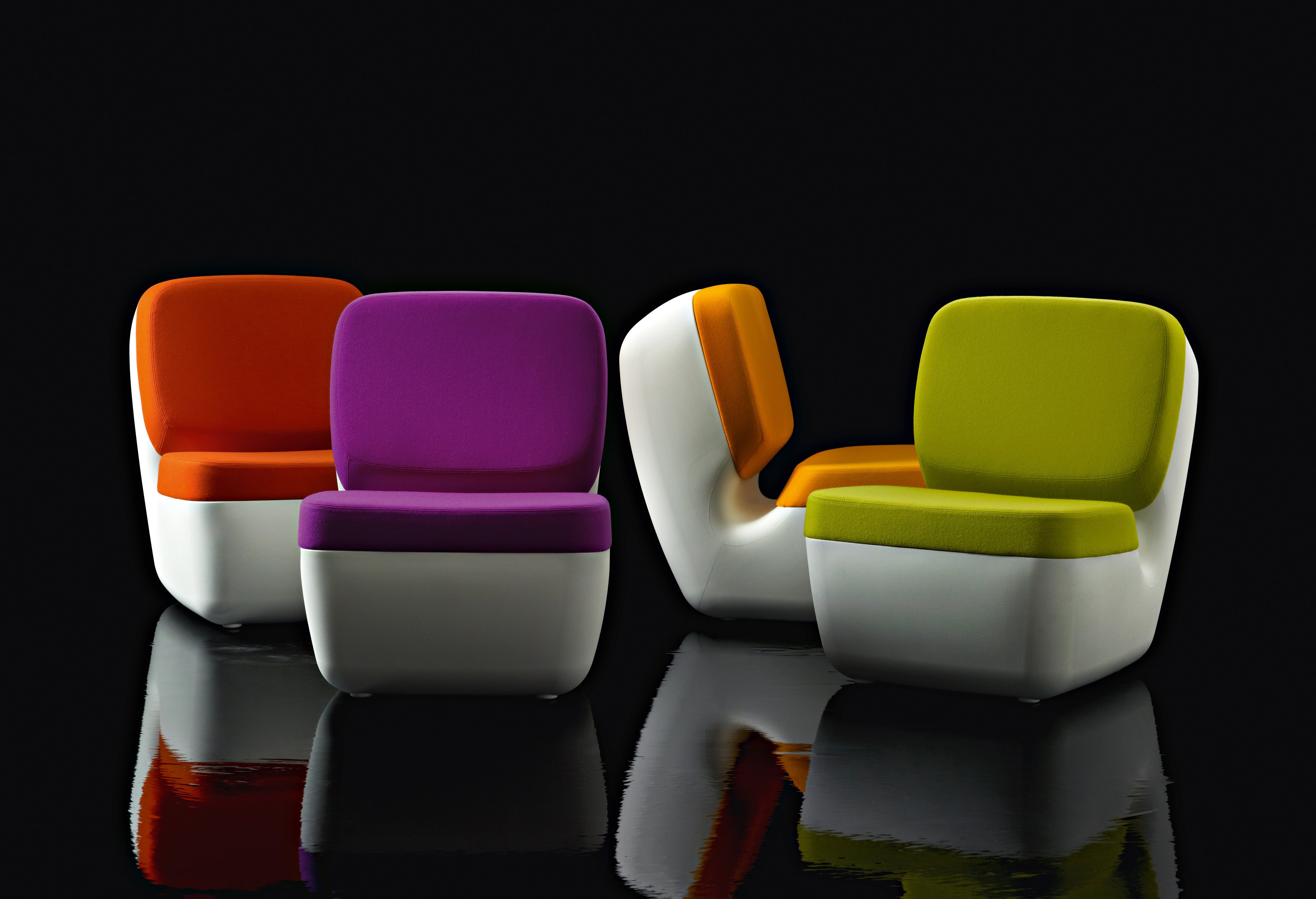 Fotel NIMROD fioletowy Magis Eye on Design