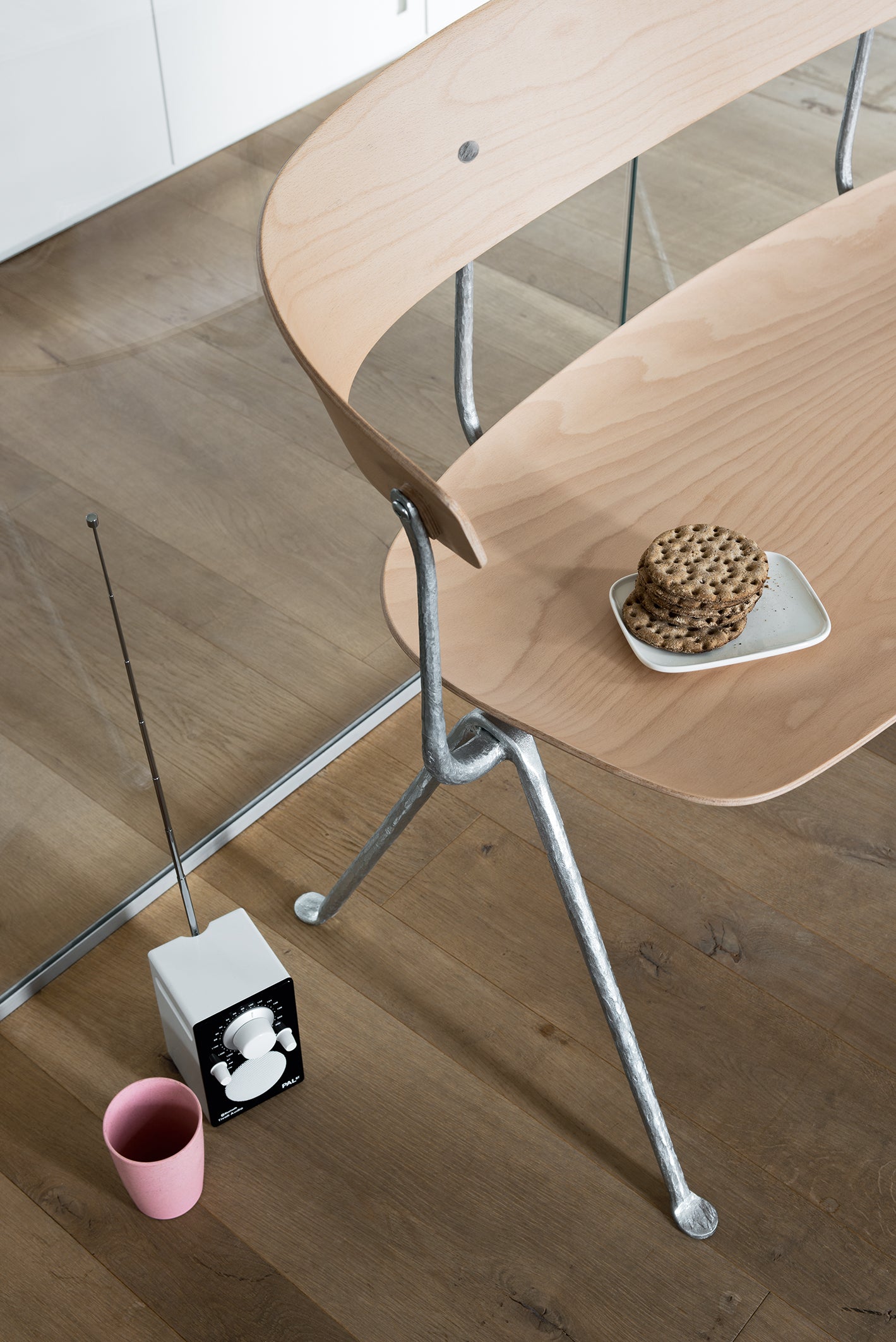 Ławka dwuosobowa OFFICINA DUETTO buk i metal Magis Eye on Design