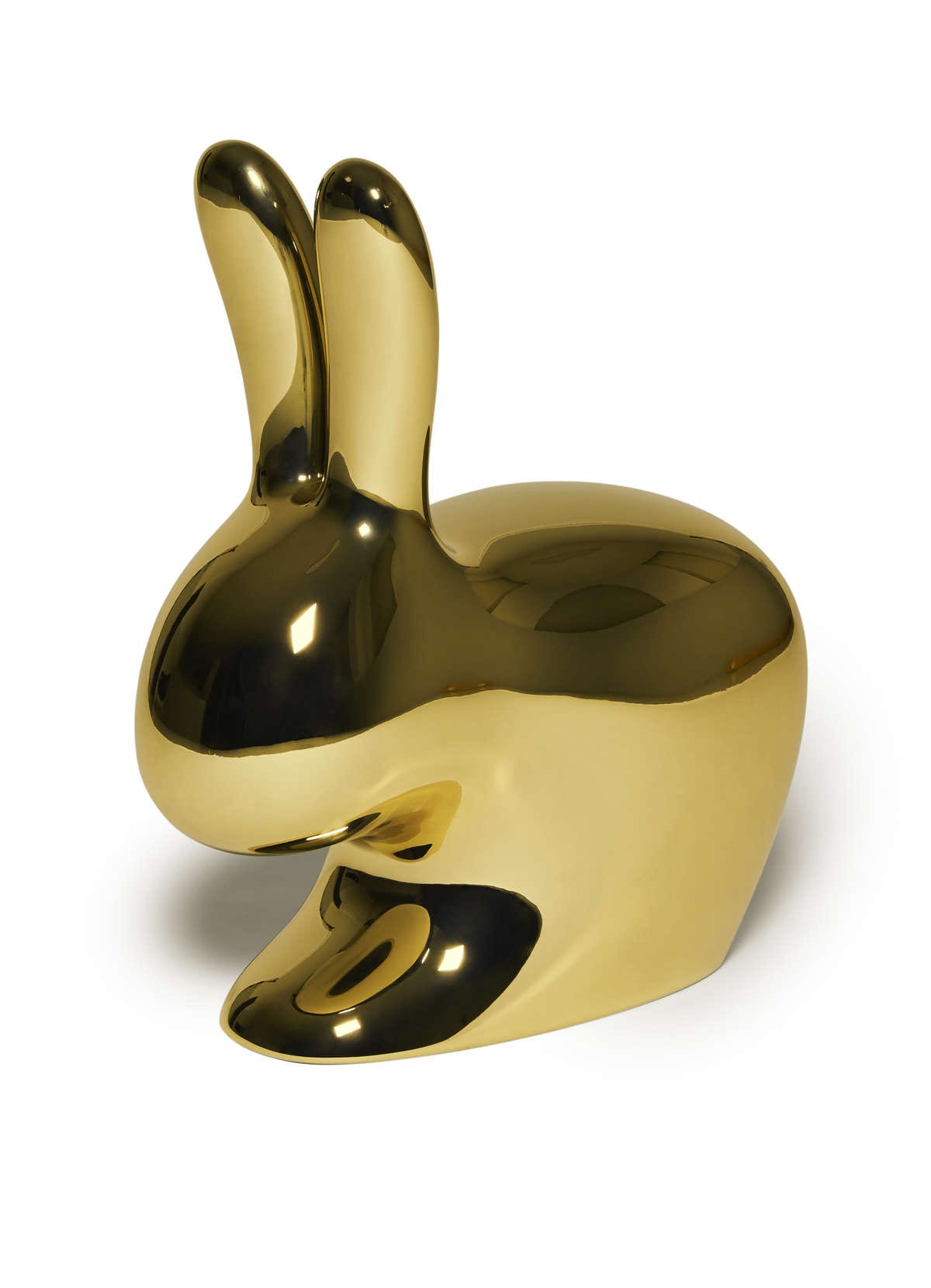 Krzesło RABBIT MINI złoty Qeeboo Eye on Design