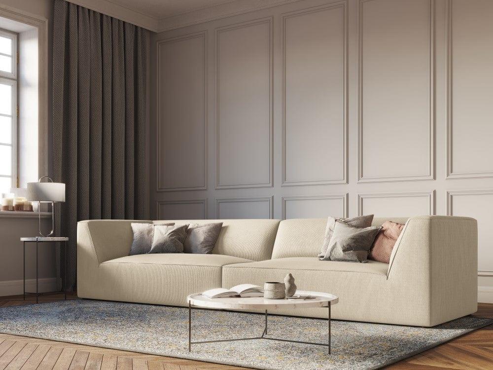 Sofa sztruksowa RUBY beżowy Micadoni Eye on Design