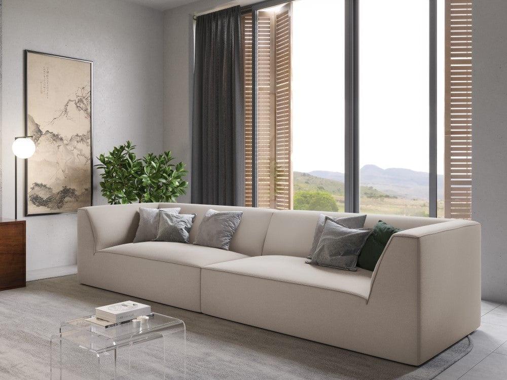 Sofa aksamitna RUBY beżowy Micadoni Eye on Design