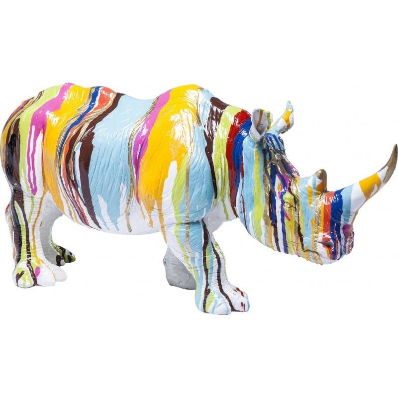 Figurka dekoracyjna RHINOCEROS wielokolorowy Kare Design Eye on Design