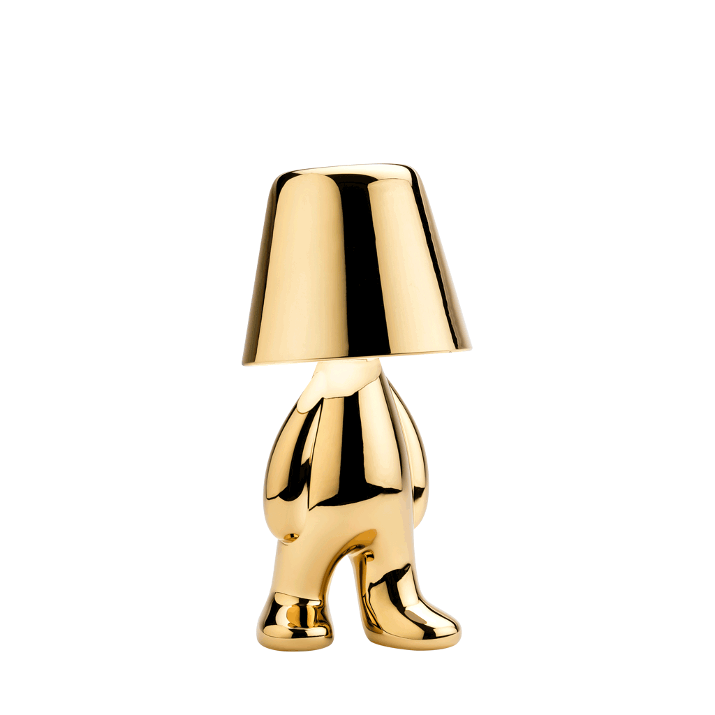 Lampka GOLDEN BROTHER TOM złoty Qeeboo Eye on Design