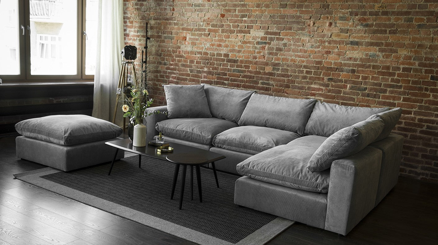 Sofa modułowa LAZY z wyższą podstawą - kolor do wyboru Nordic Line Eye on Design