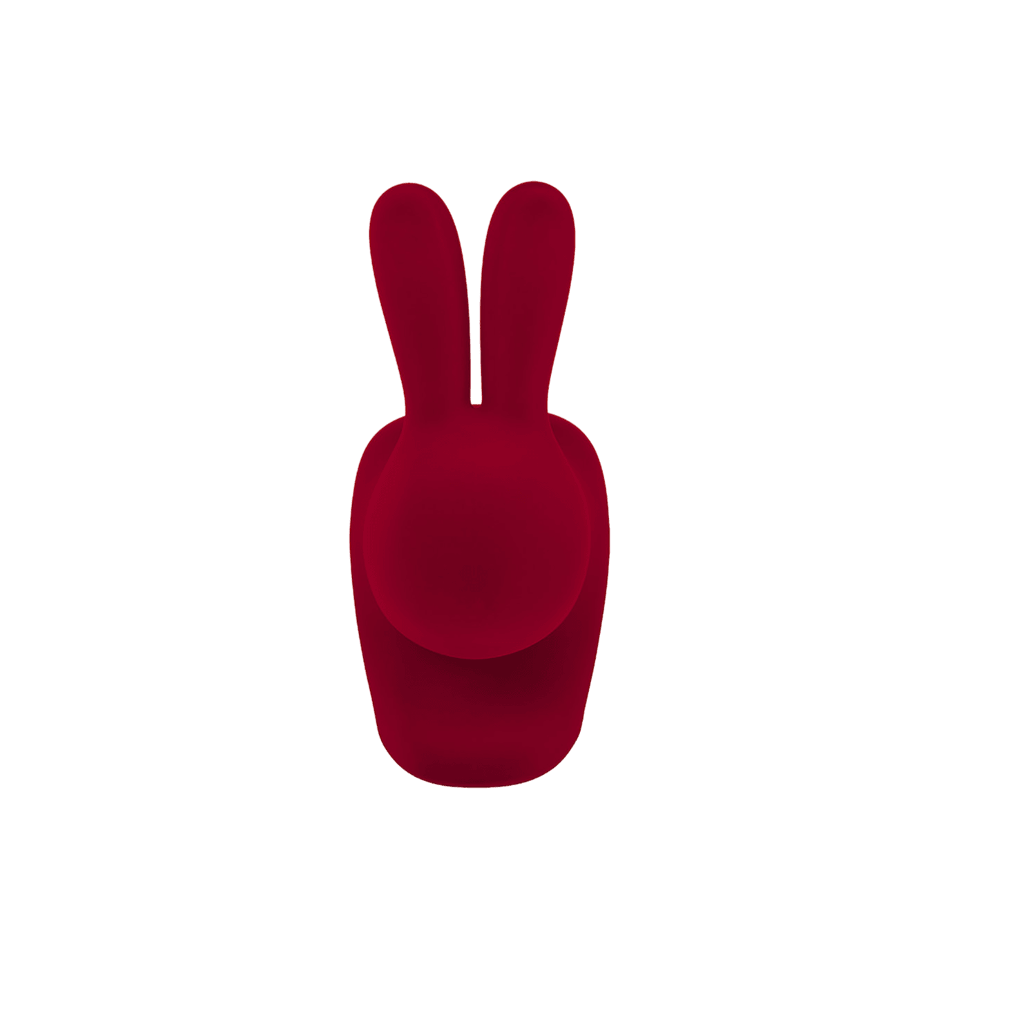 Podpórka do książek RABBIT VELVET czerwony Qeeboo Eye on Design