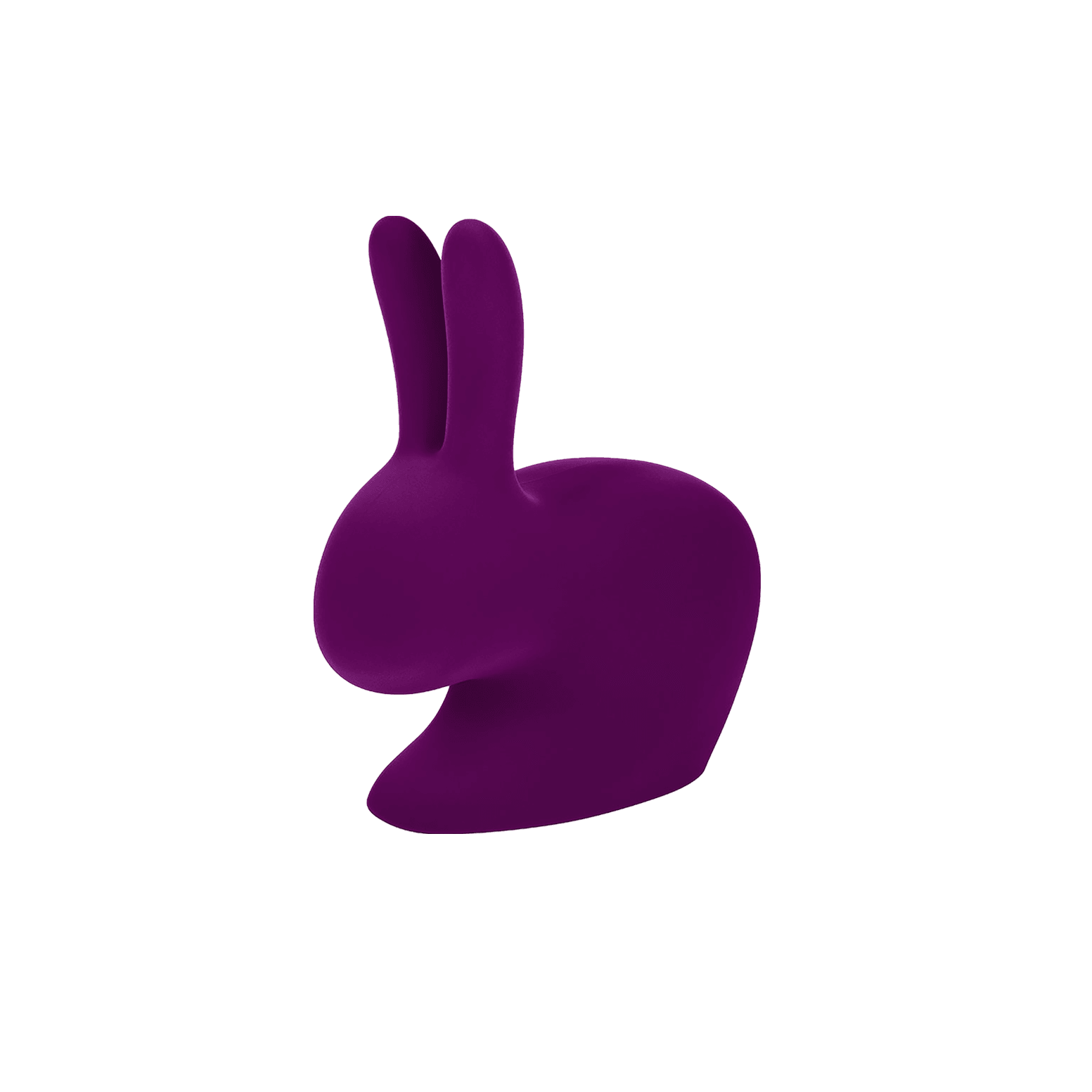 Podpórka do książek RABBIT VELVET fioletowy Qeeboo Eye on Design