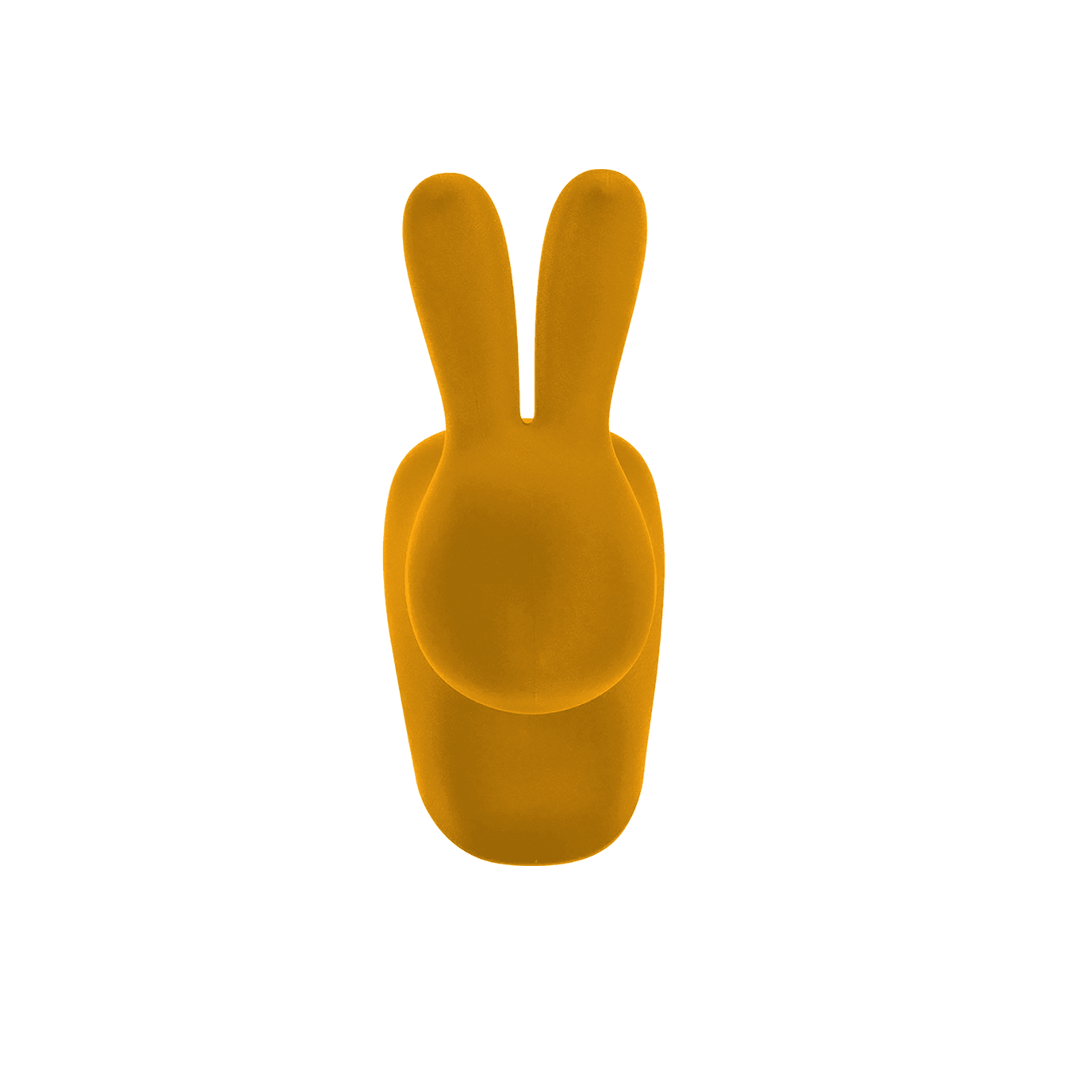 Podpórka do książek RABBIT VELVET musztardowy Qeeboo Eye on Design
