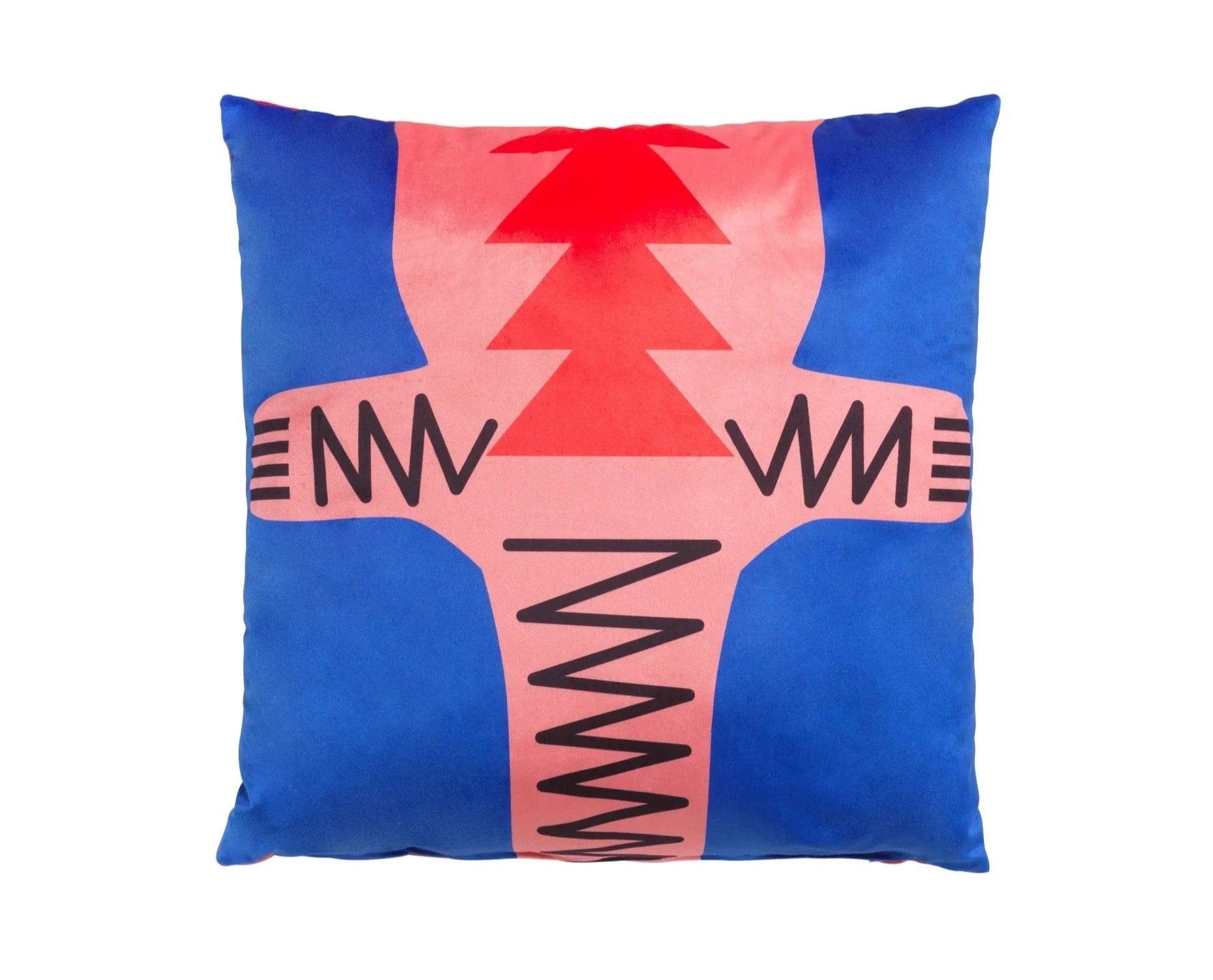 Poduszka dwustronna CROCOPINK Qeeboo Eye on Design