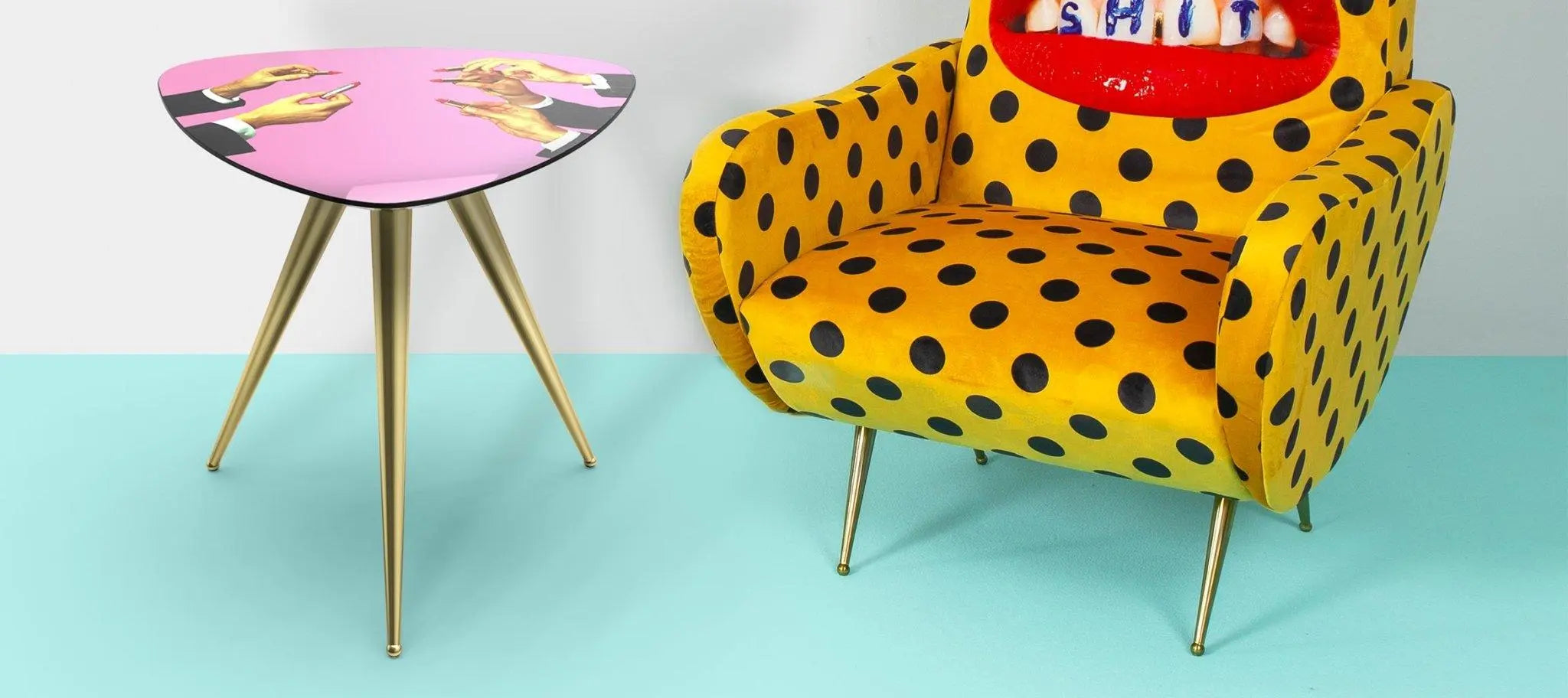 Designerski fotel Seletti w aranżacji nowoczesnego wnętrza