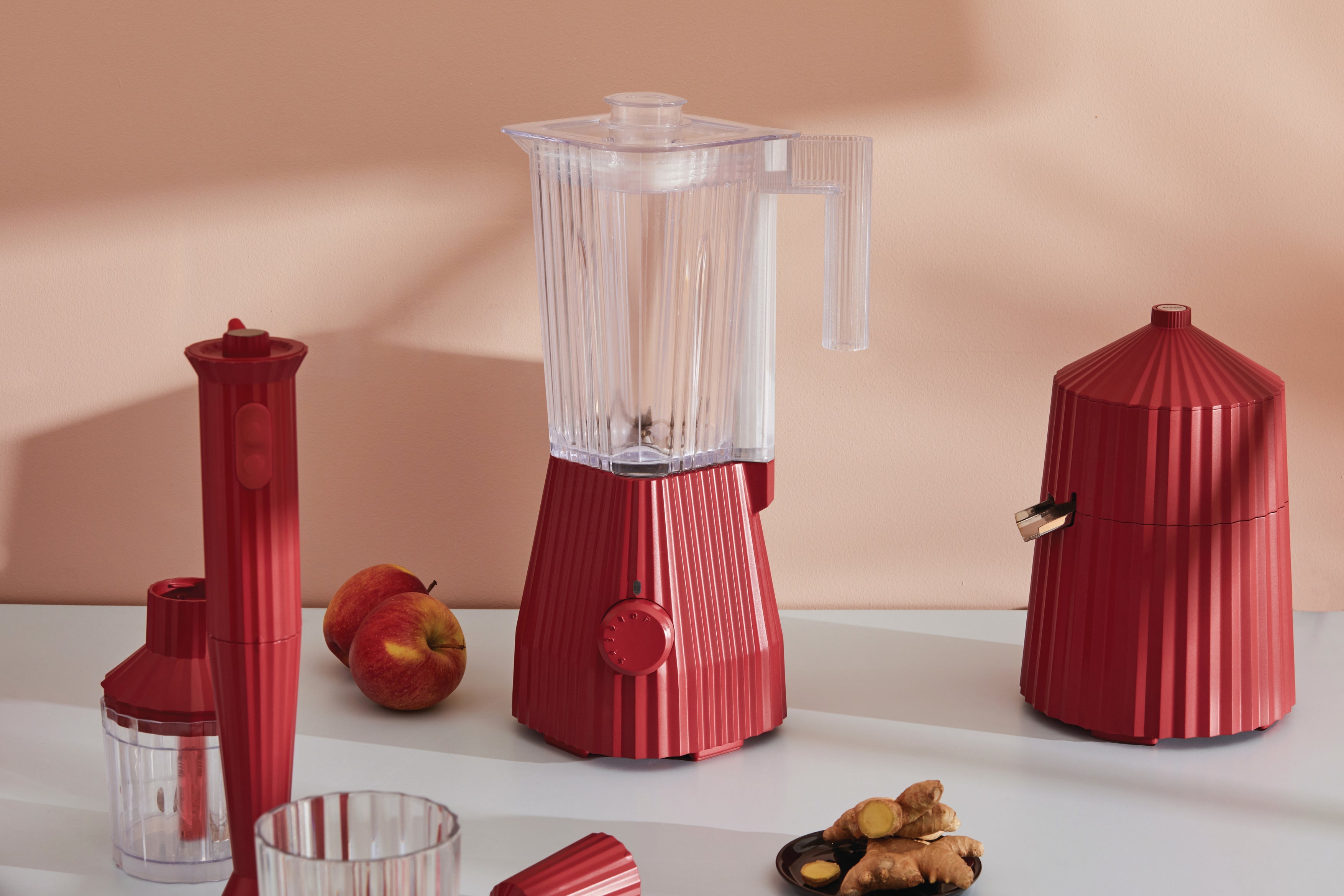 BLENDER PLISSé red