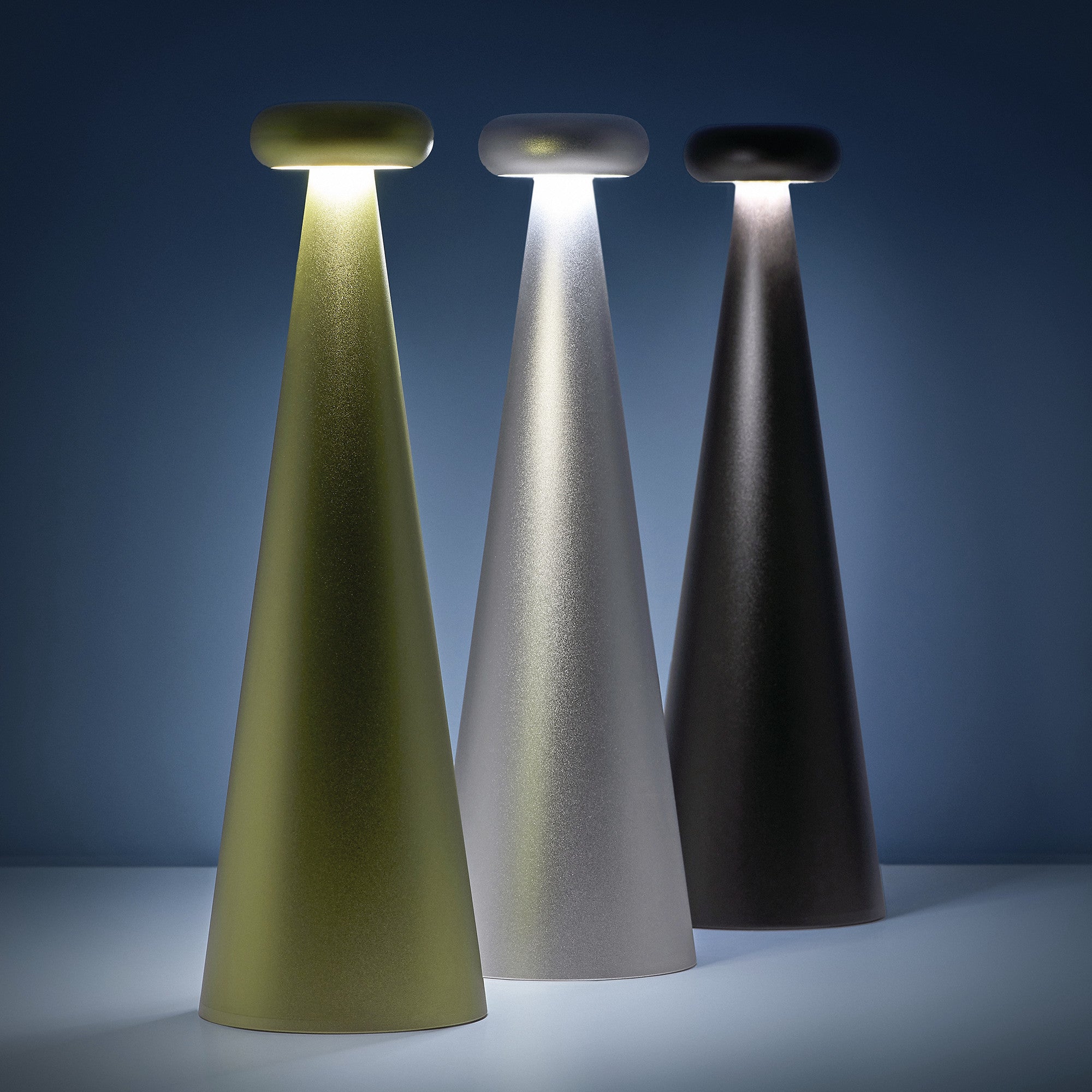 Tragbare LED-Lampe BEDIN braun