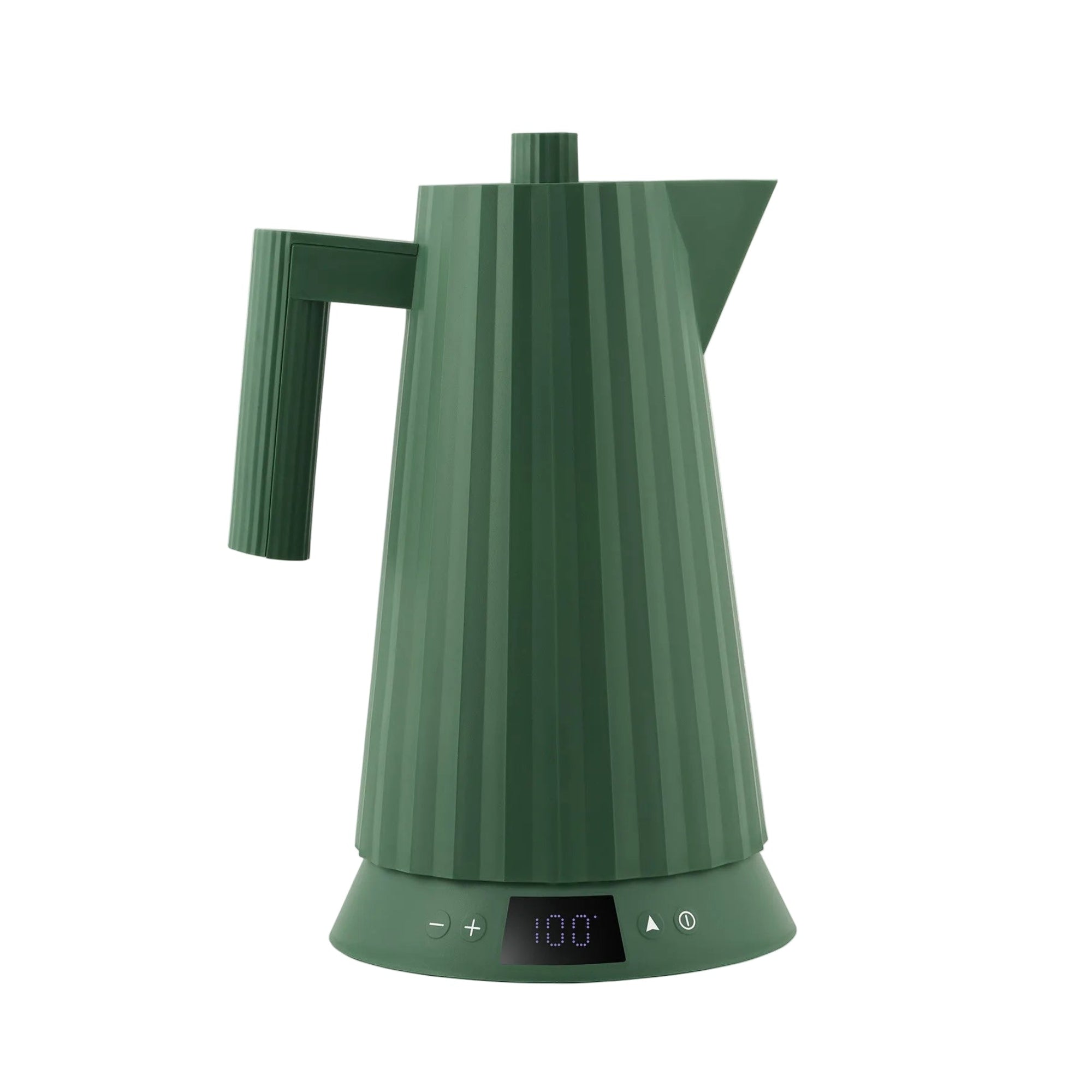 Electric kettle with temperature control PLISSÉ green