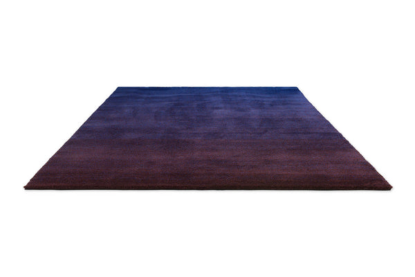 Shade low navy blue rug