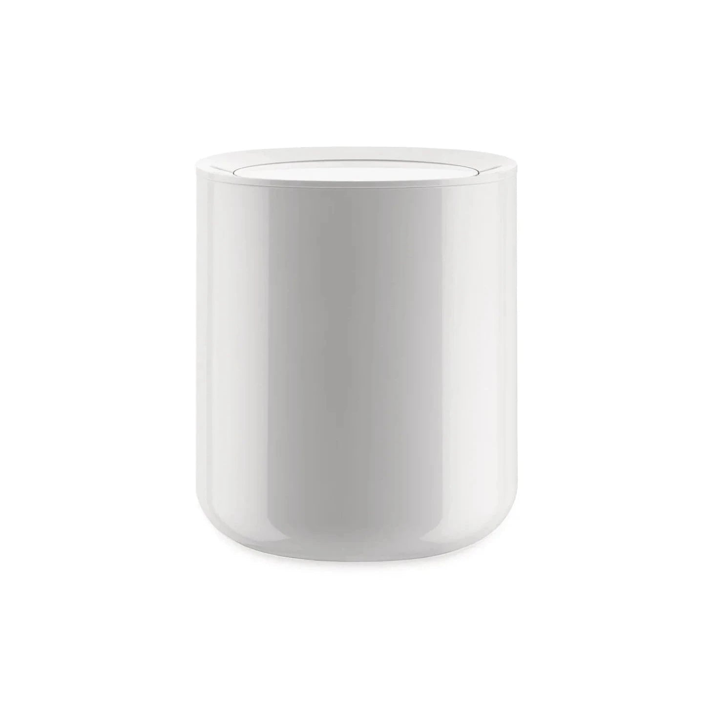 Birillo white garbage bin