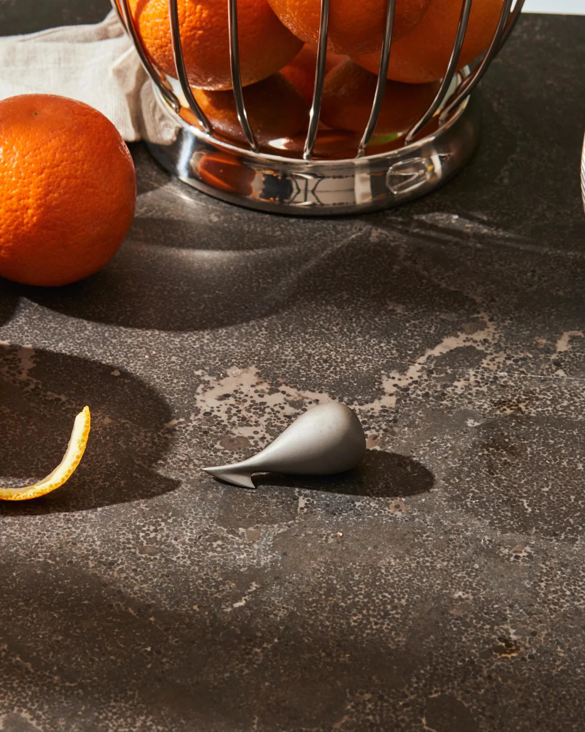 Orange peeler apostrophe stainless steel