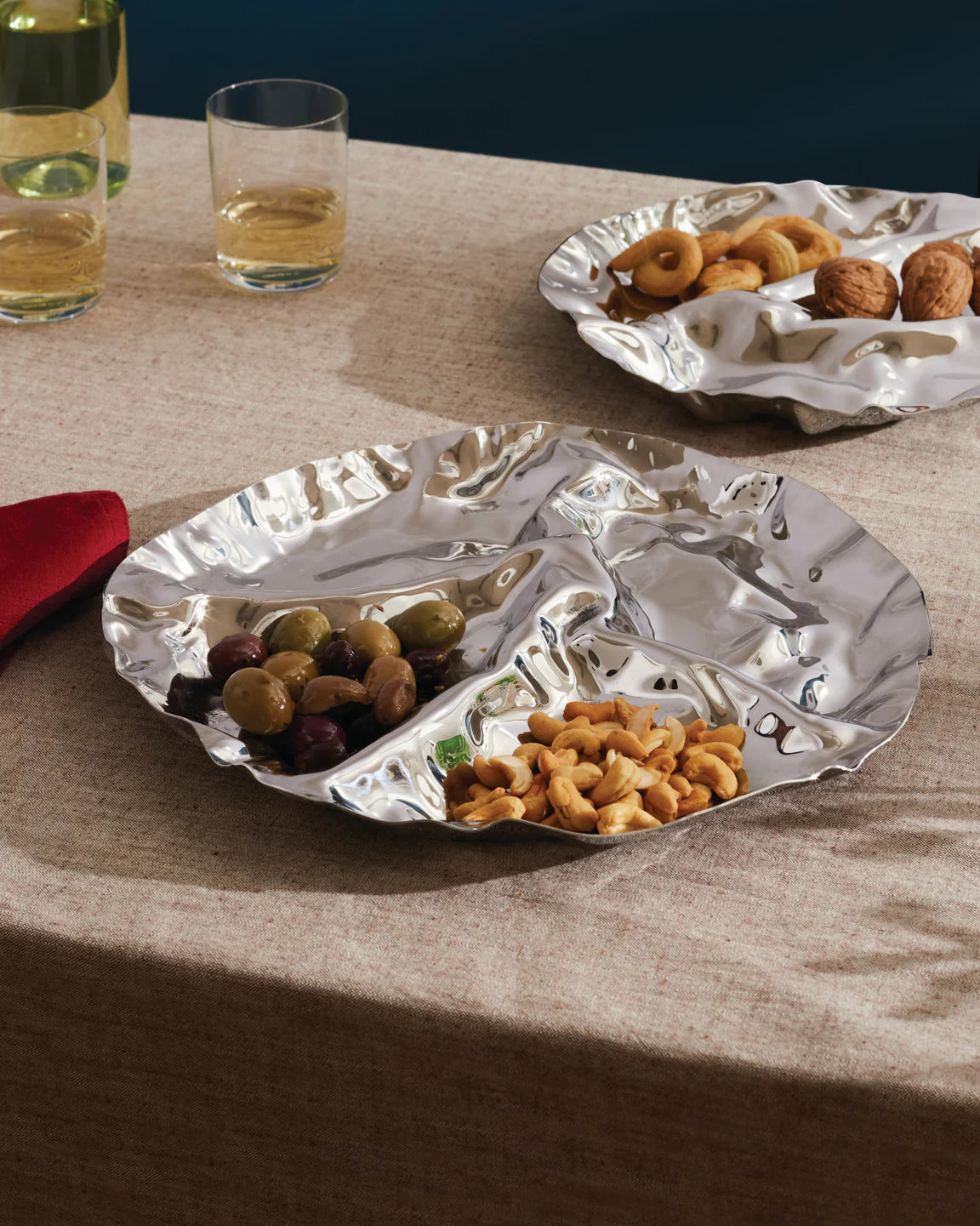 PEPA platter stainless steel