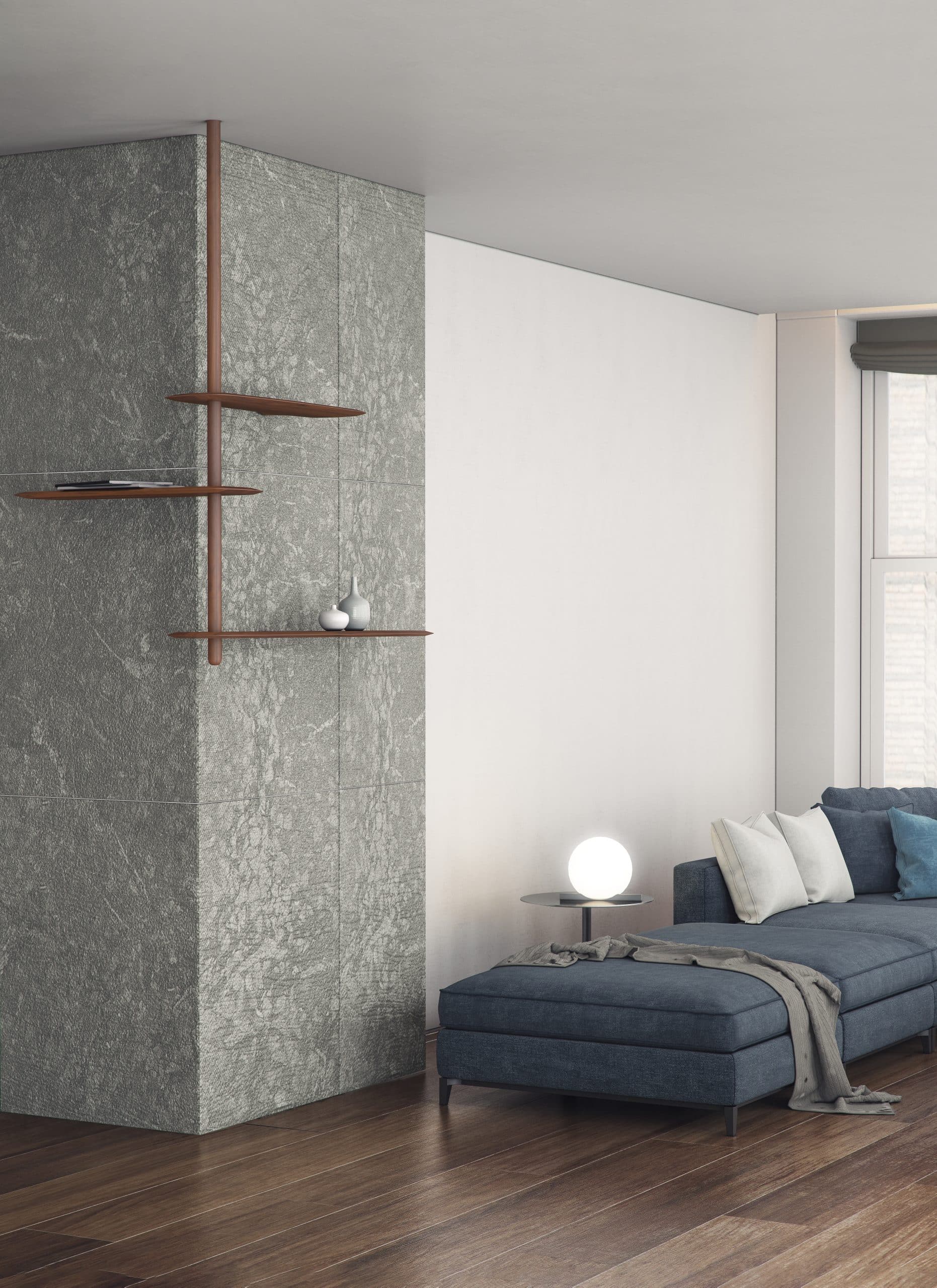 Wandregal UNICA - KONFIGURATION 05 schwarzer Eschenfurnier