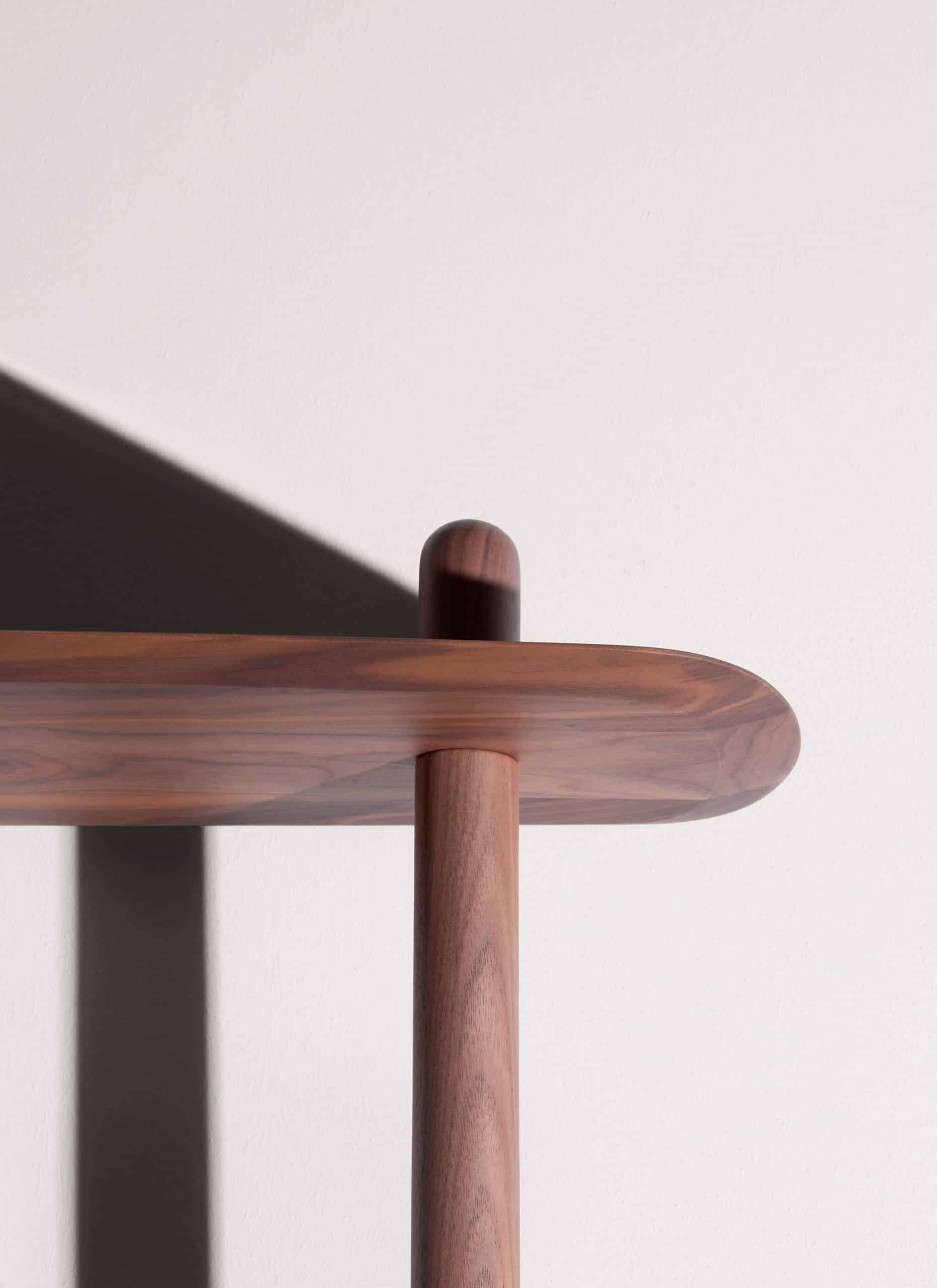 UNICA Shelf - CONFIGURATION 04 walnut veneer