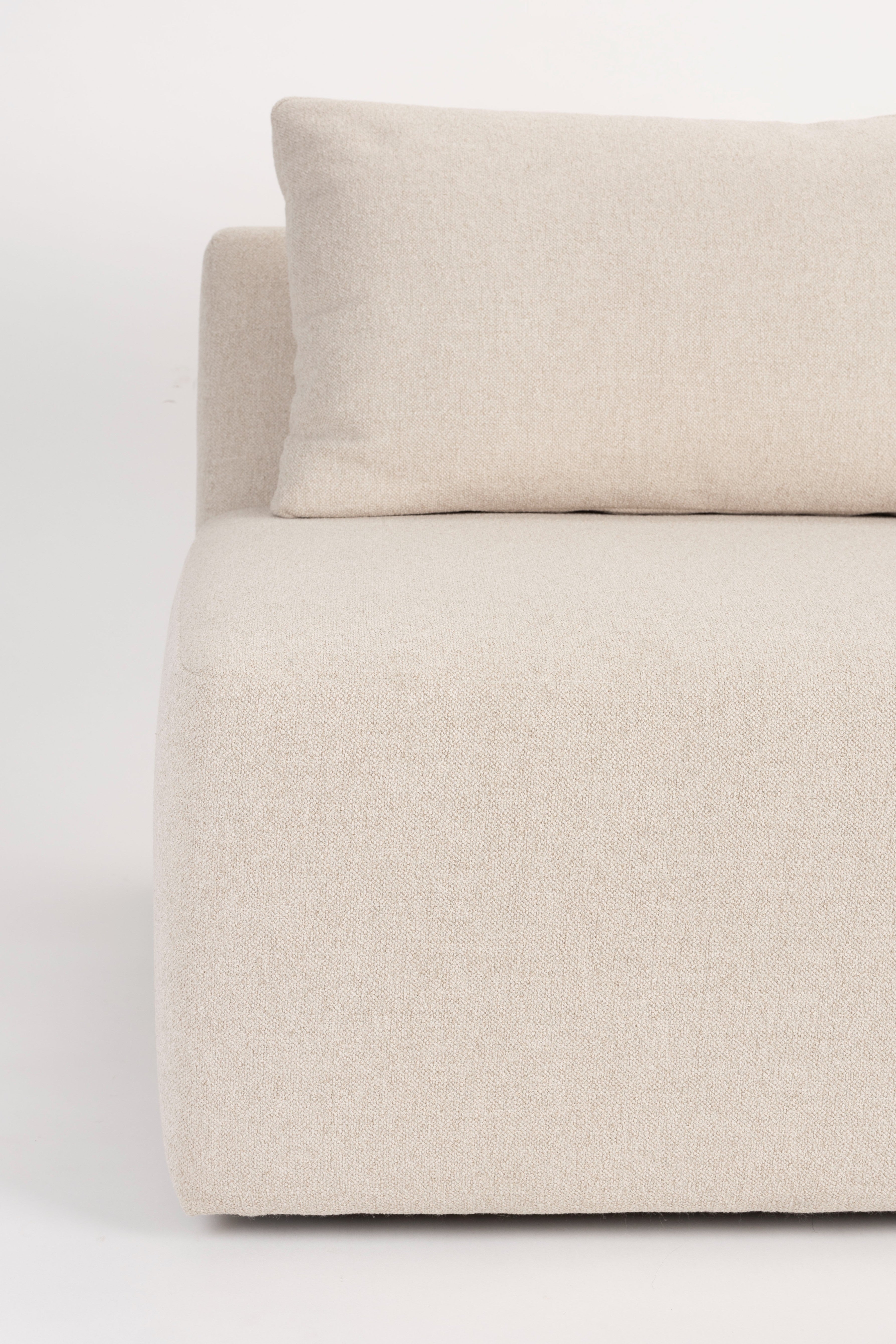Modulares Sofa PROSPER - Endelement rechts sandfarben