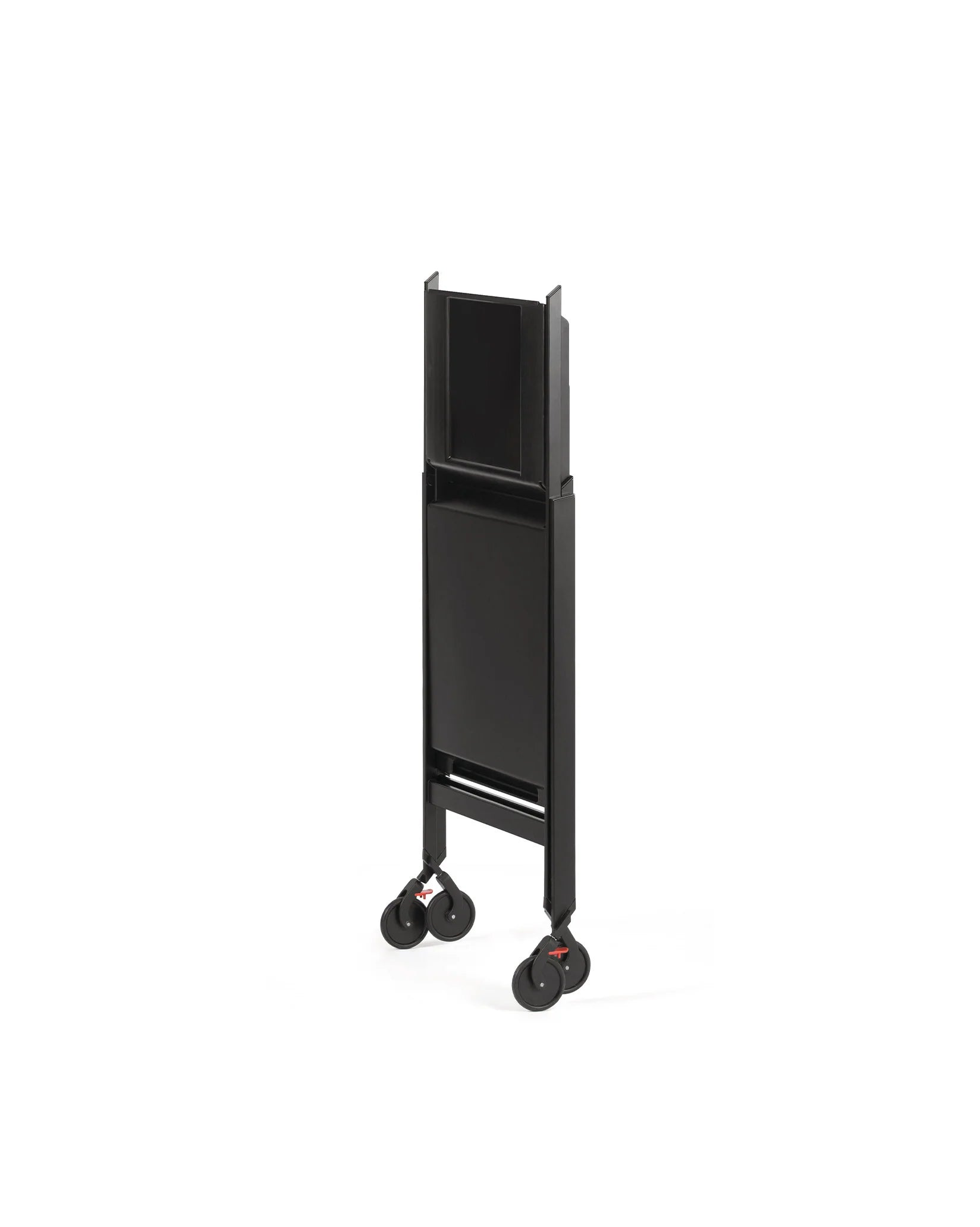 Black paddling trolley on the wheels