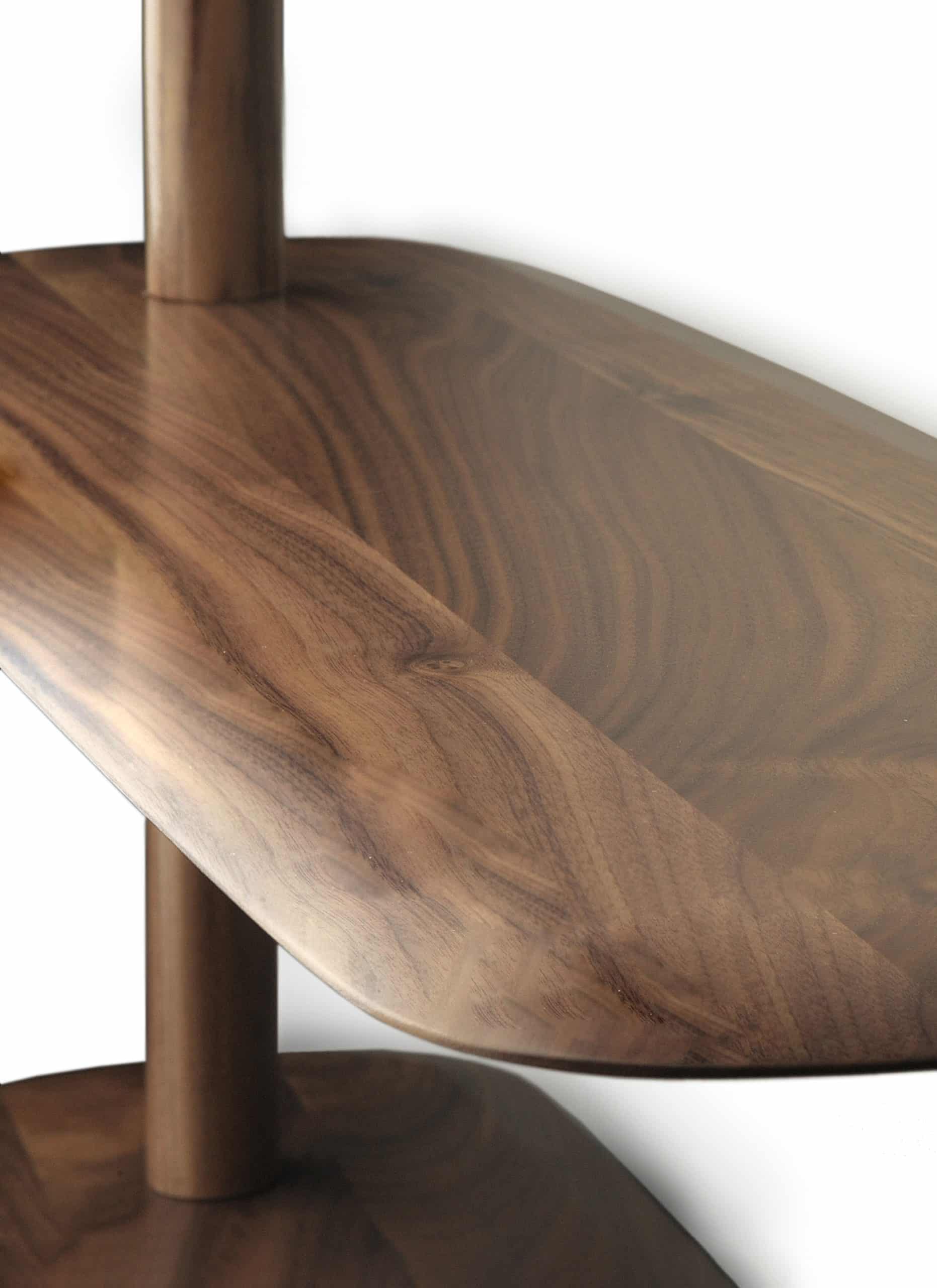 UNICA Wall Shelf - CONFIGURATION 10 Walnut Veneer