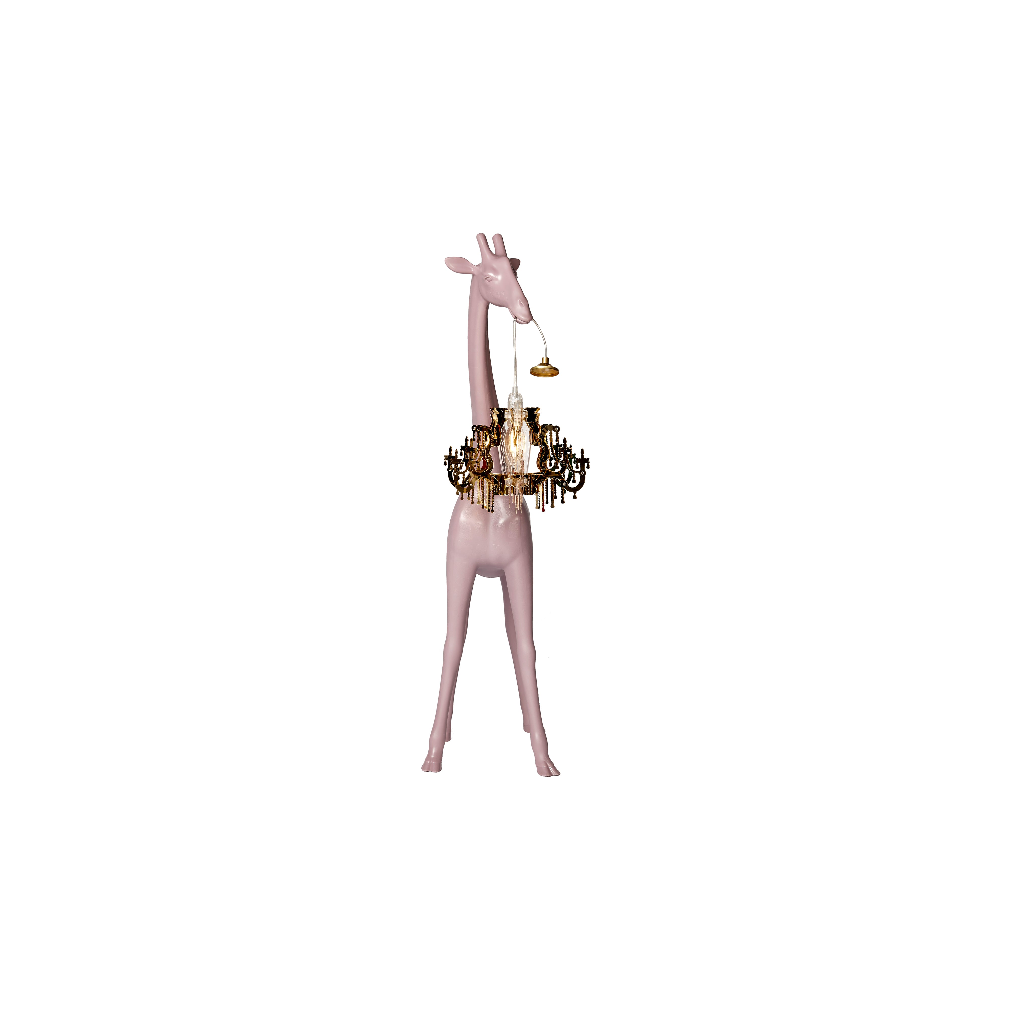 Lamp giraffe in love xs pink