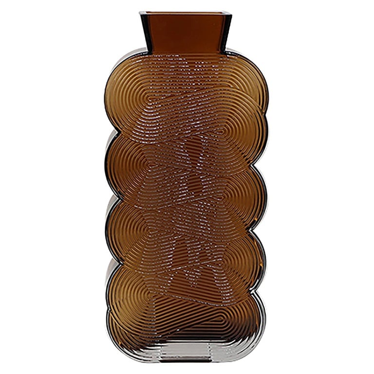 Venedig Vase Braunes Glas