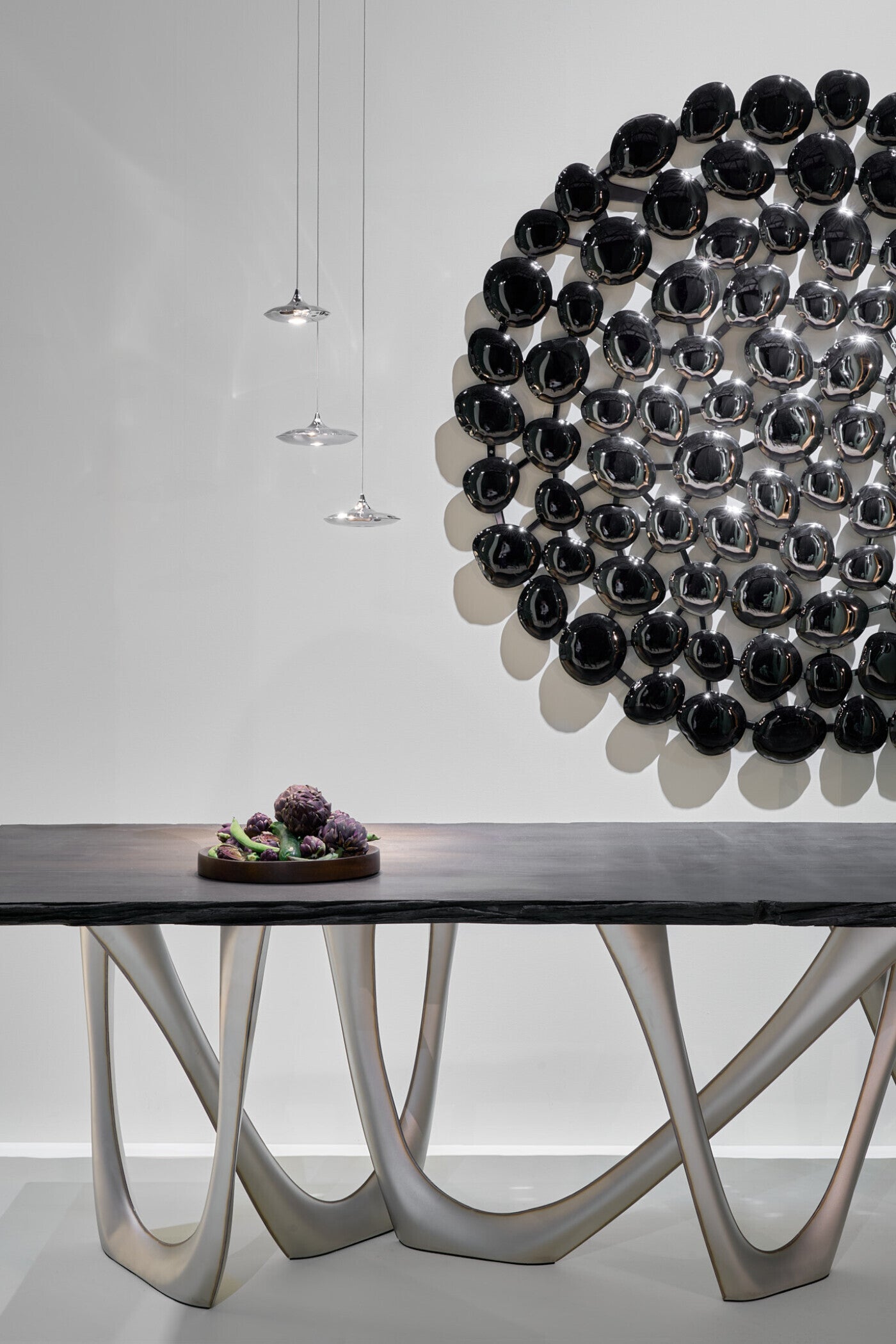 Set von Hängeleuchten LAMPIN inox