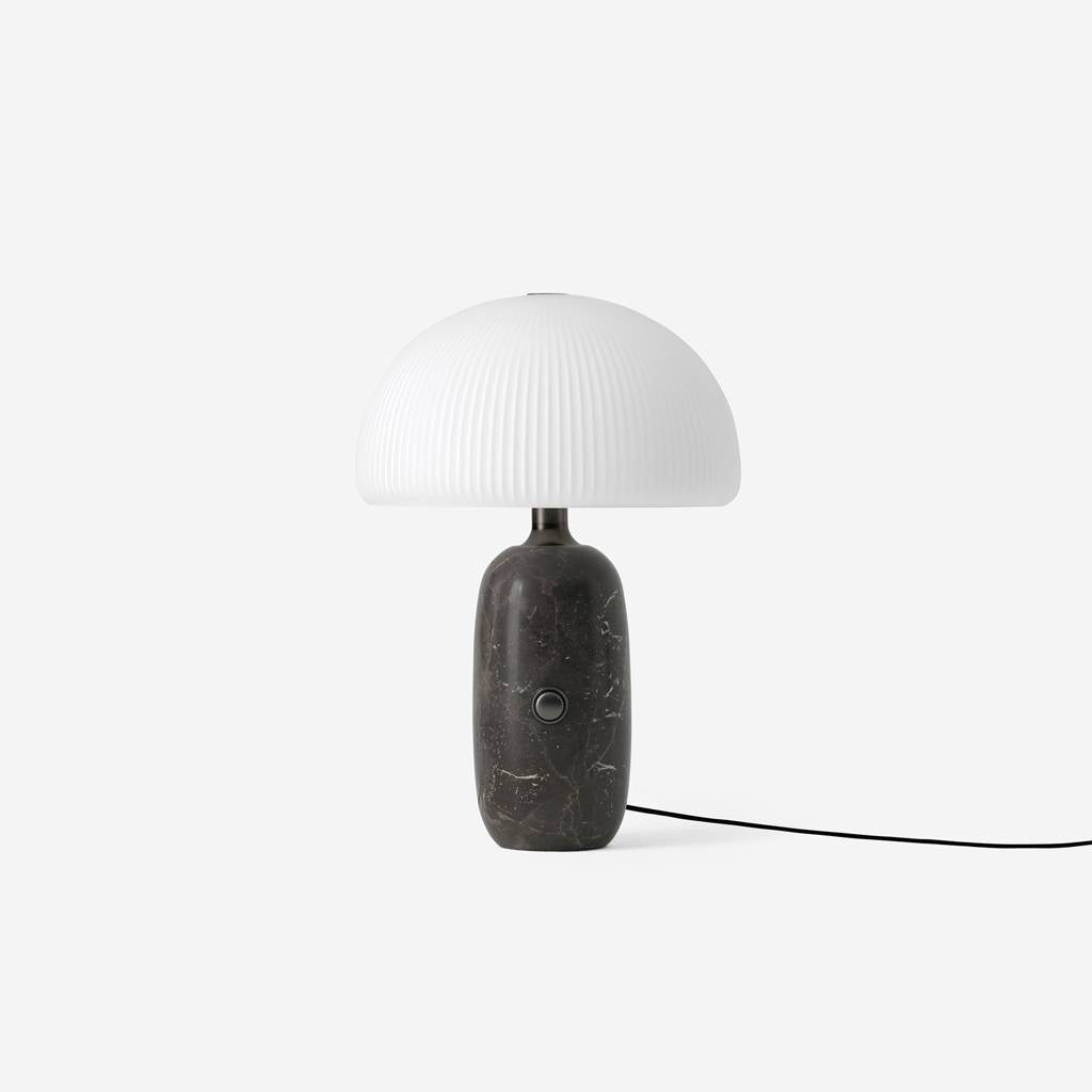 Tischlampe SCULPTURE grauer Marmor