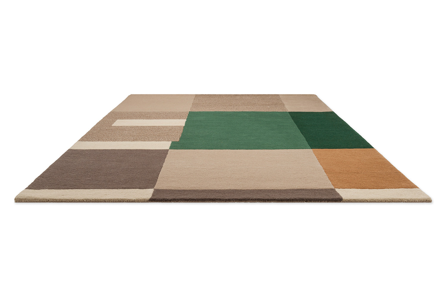 Decor bass rug beige-green