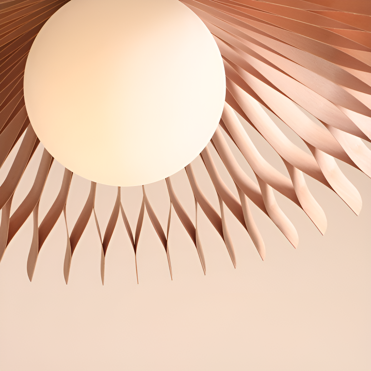NATURE SUN Hängelampe aus Buchenholz