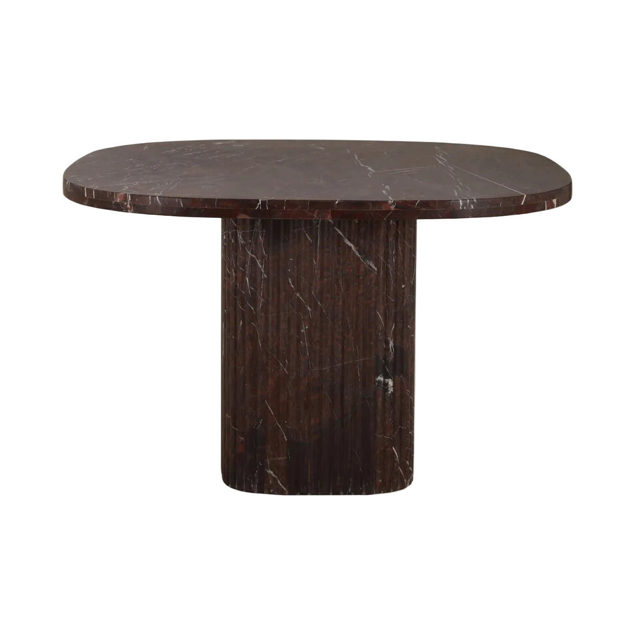 ORCHID Dining Table Brown Marble